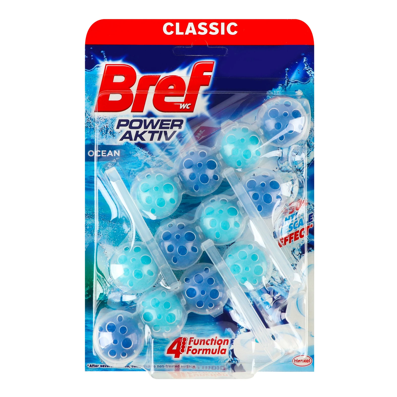 Блок туалетний Bref Power Activ Ocean для унітазу 3х50г/уп