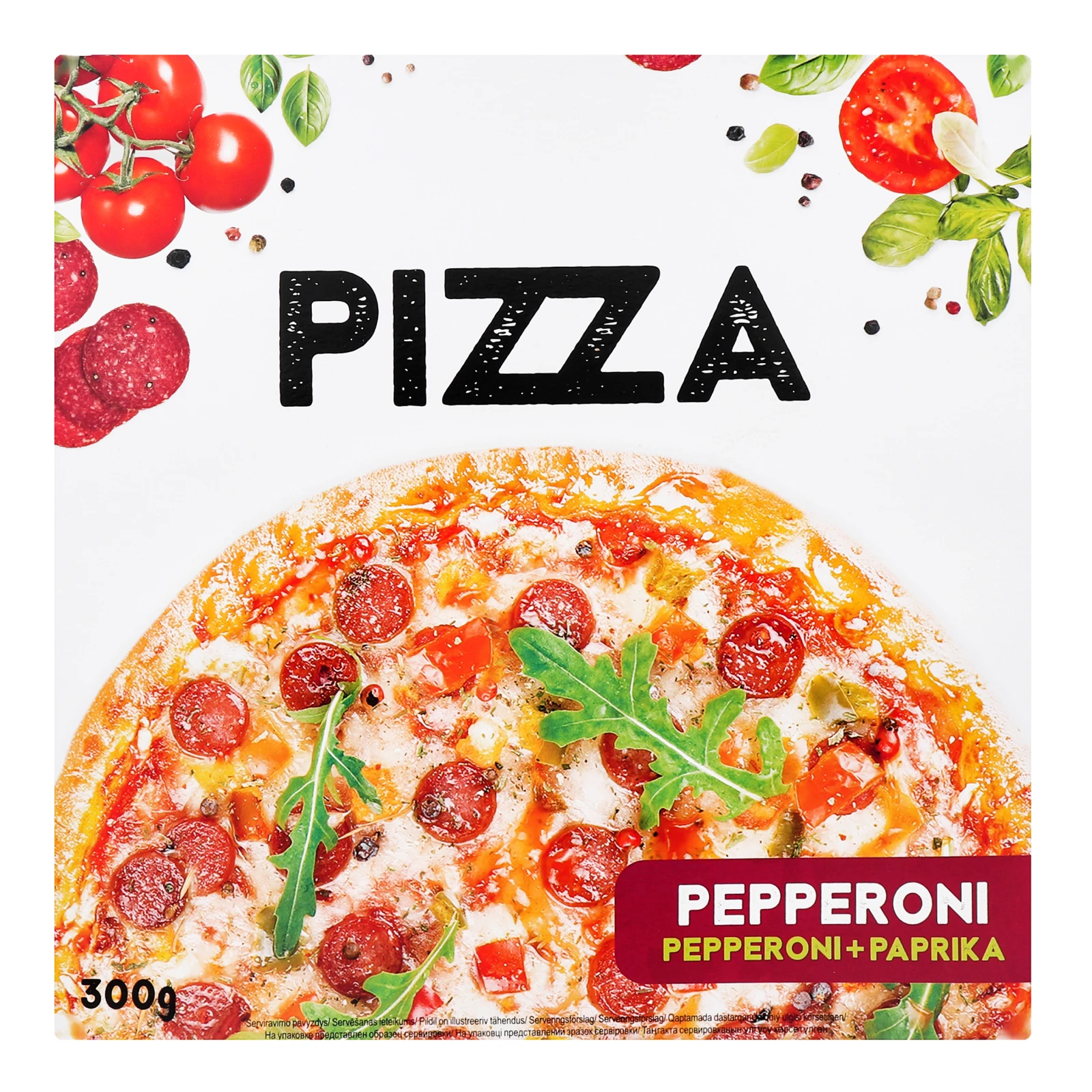 Піца Vici Pepperoni Pepperoni+Paprika заморожена 300г