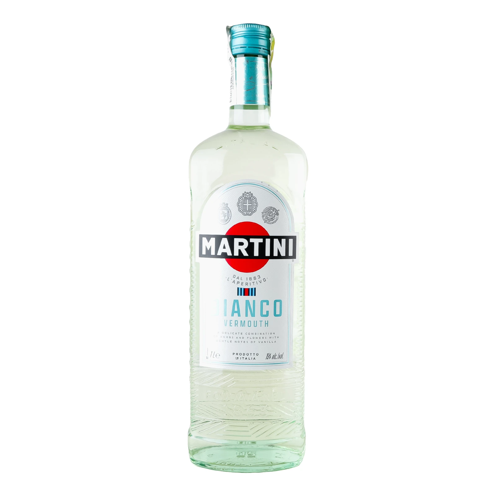 Вермут Martini Bianco білий солодкий 15% 1л Фото навігації №:1