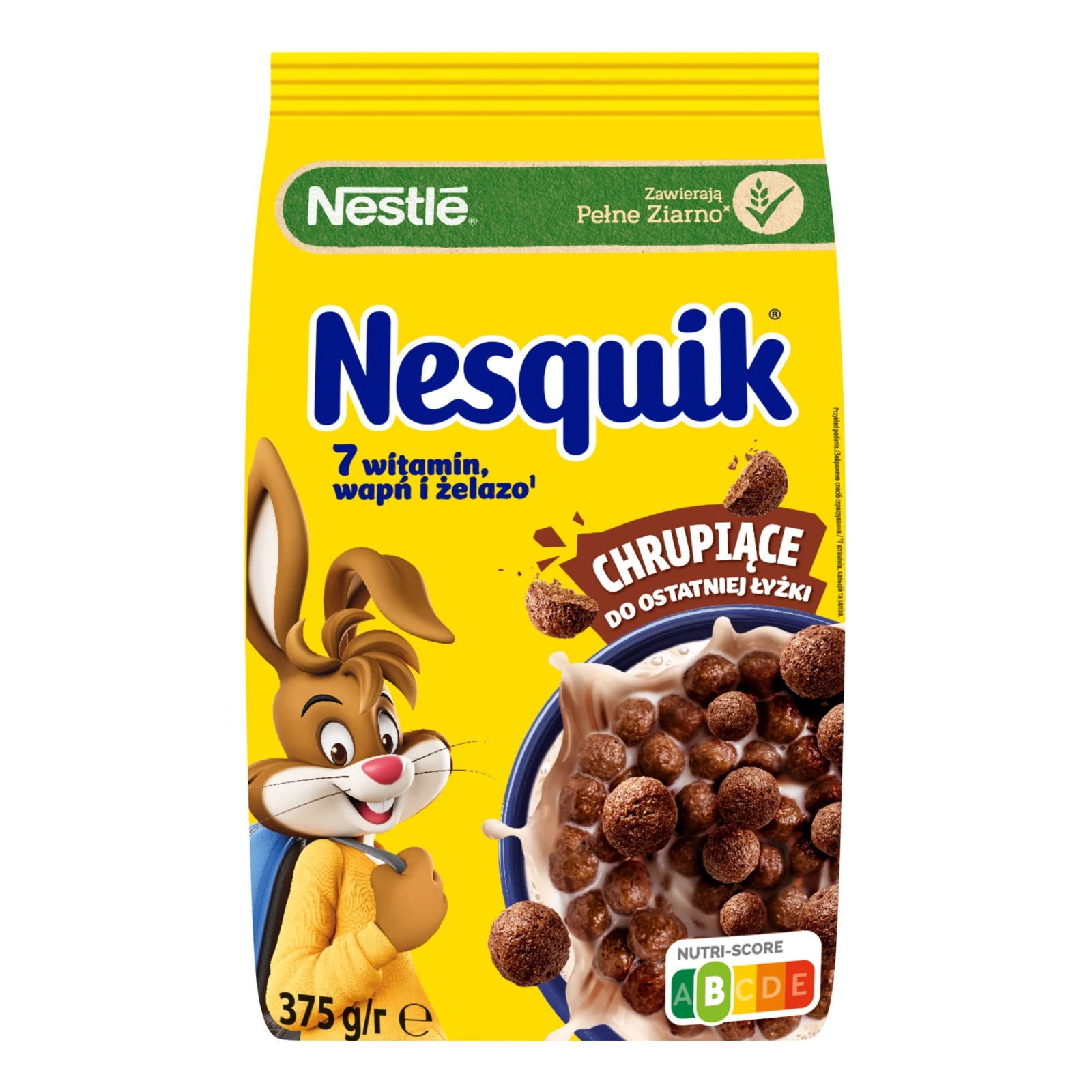 Сніданок сухий Nestle Nesquik з вітамінами та мінеральними речовинами 375г Фото №:1