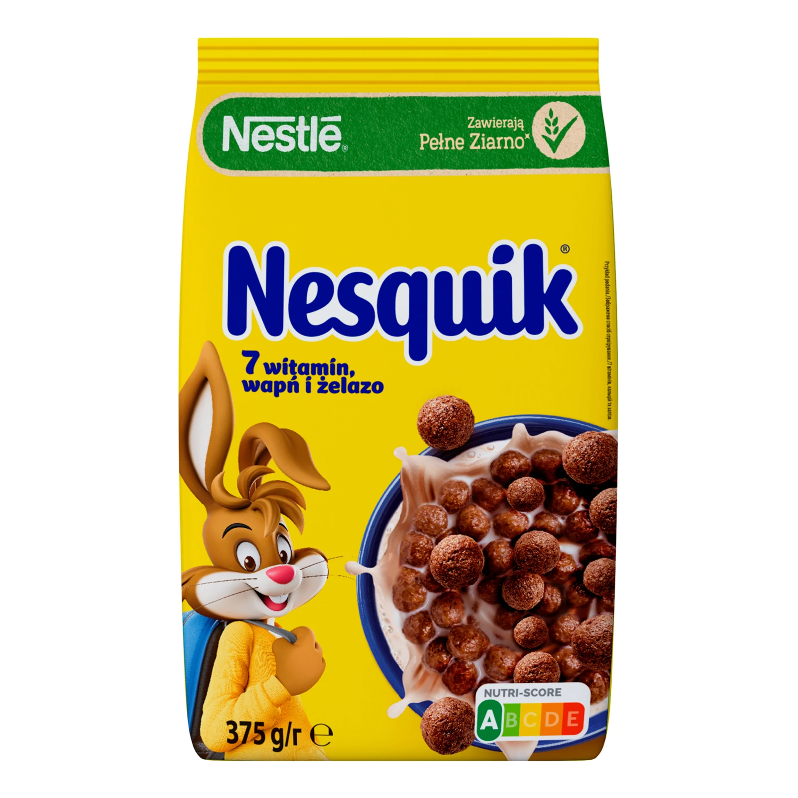 Сніданок сухий Nesquik з вітамінами та мінеральними речовинами 375г Фото навігації №:1