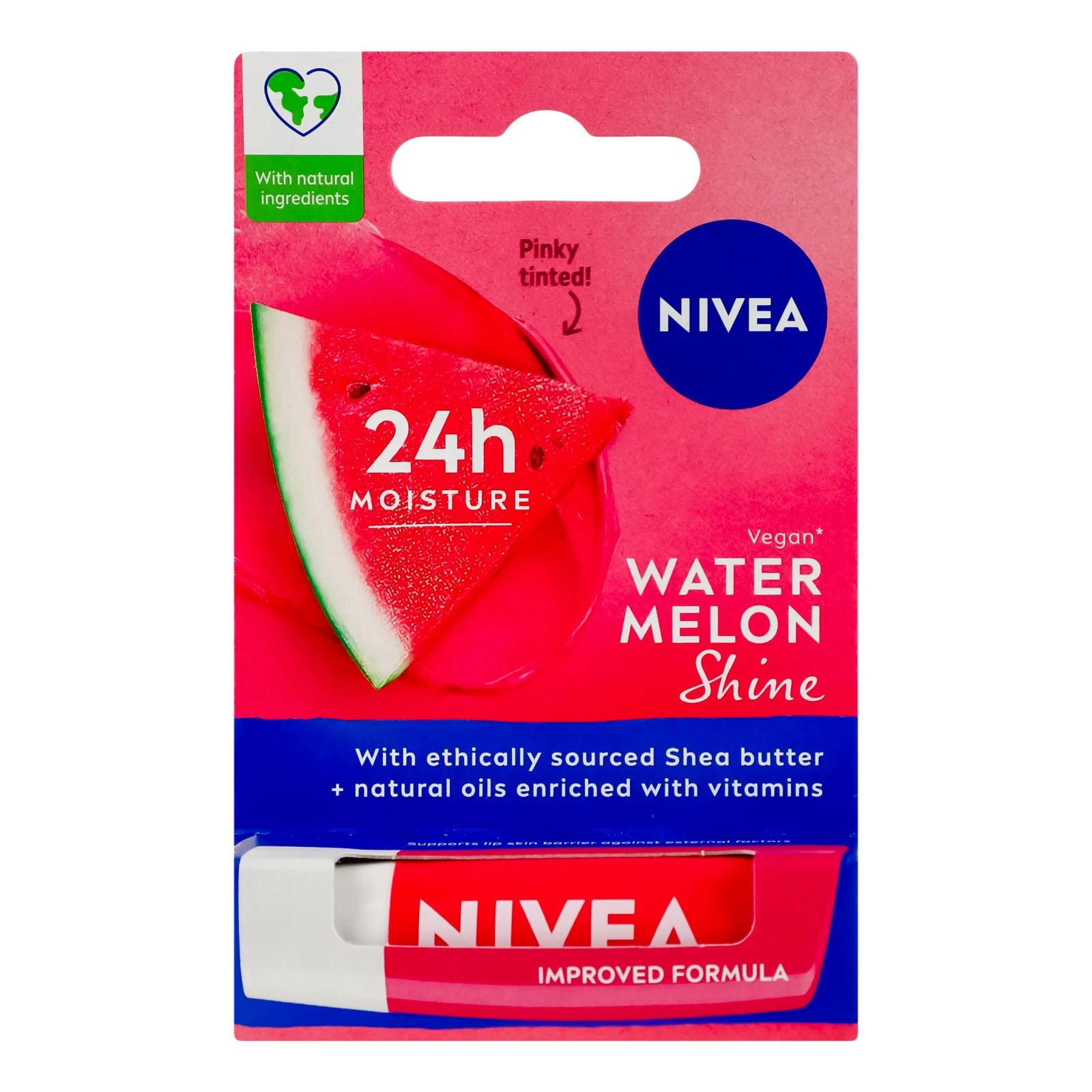 Бальзам-догляд для губ Nivea Shine Watermelon 4.8г Фото №:1