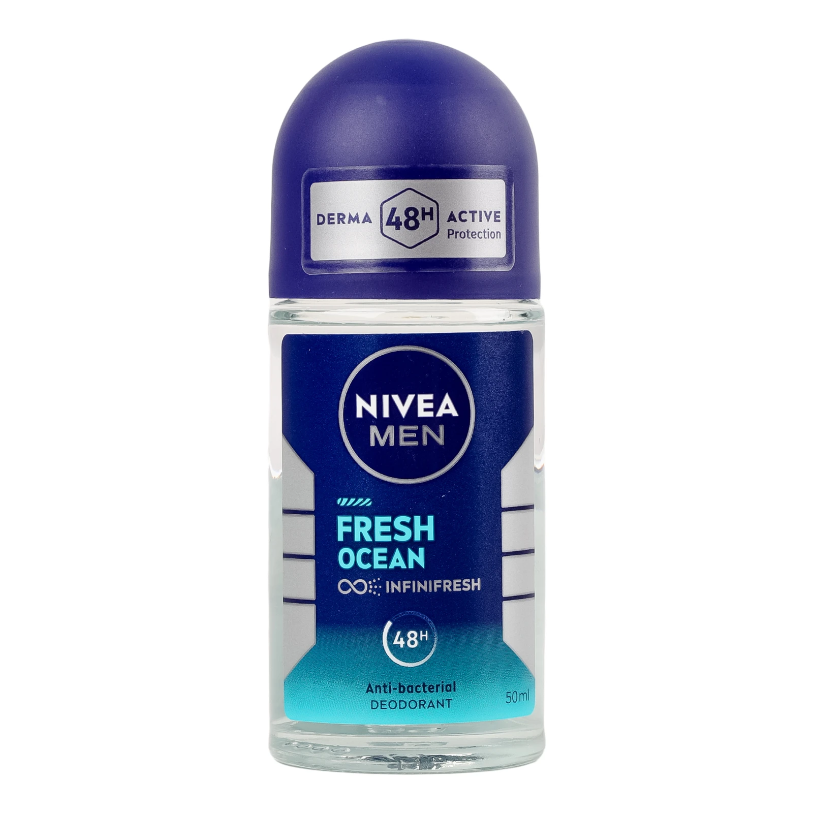 Дезодорант Nivea Men Fresh Ocean кульковий 50мл Фото навігації №:1