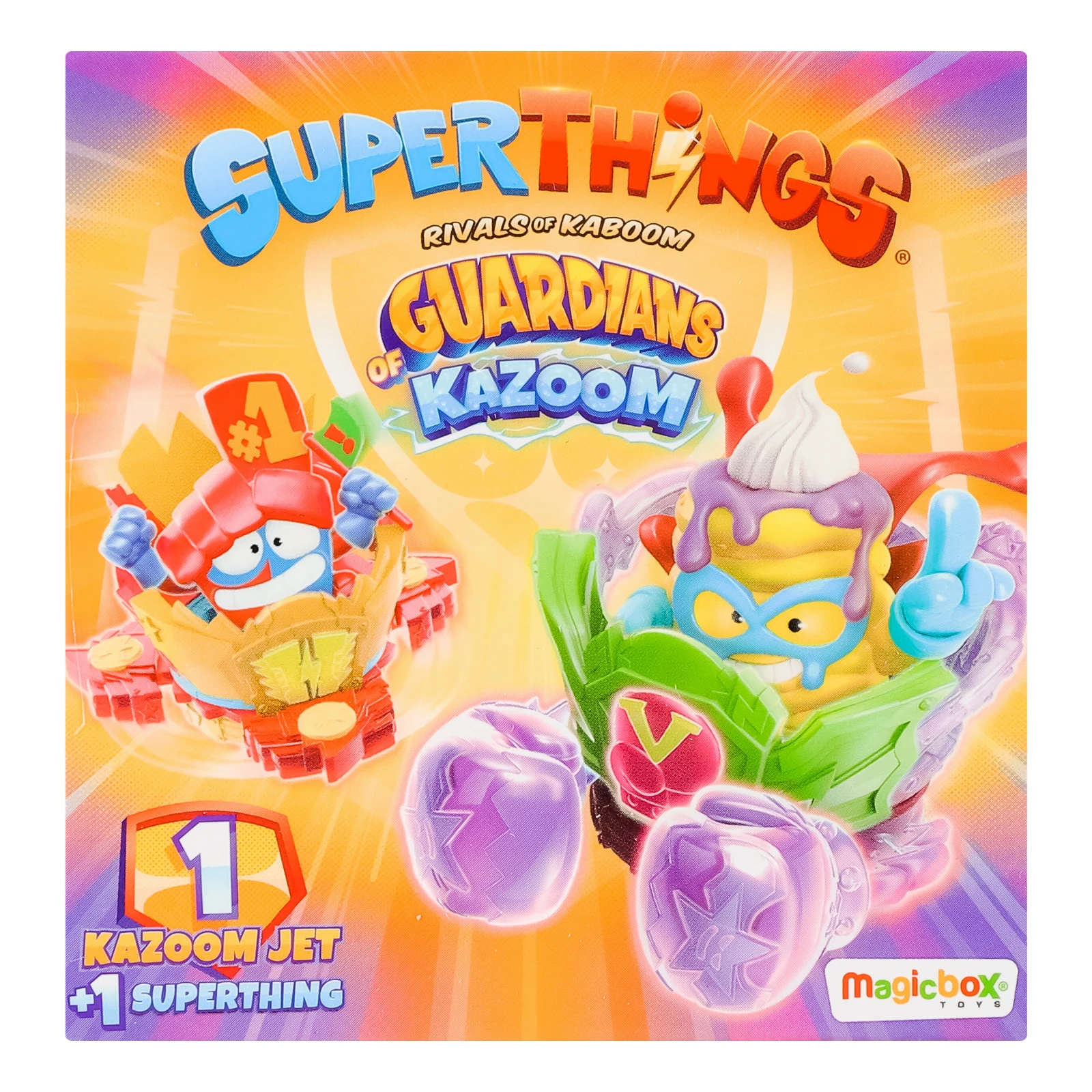 Набір ігровий SuperThings Guardians of Kazoom S2 Реактивний транспорт №PST9D2121IN00 для дітей від 3-х років в асорт 1шт Фото №:1