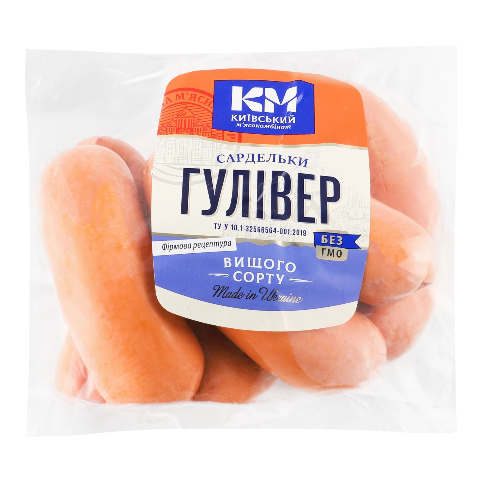 Сардельки Київський м'ясокомбінат Гулівер вищий сорт Фото №:1