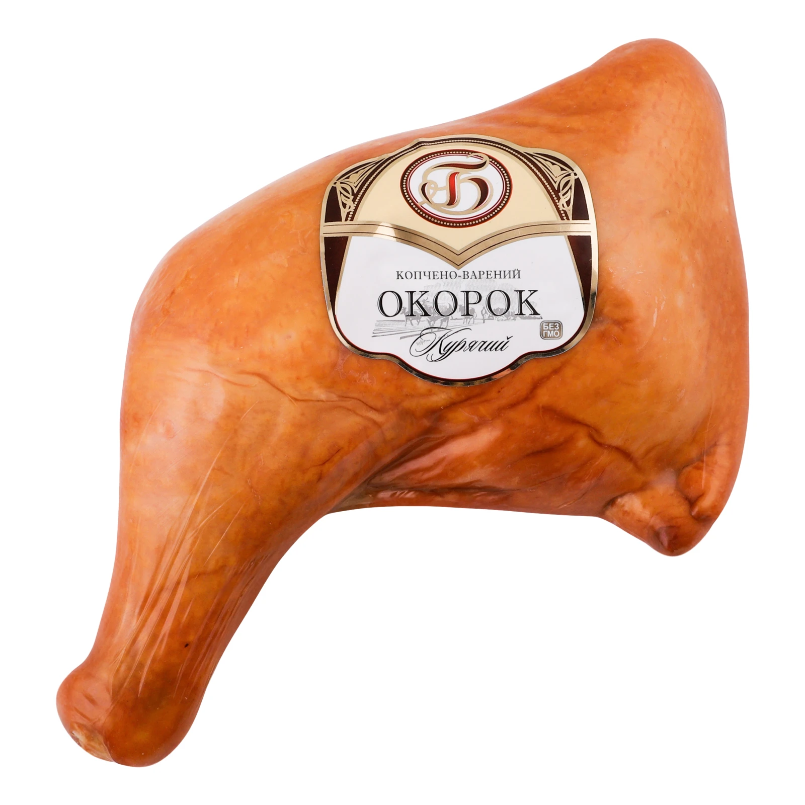 Окорок курячий Богодухівський м'ясокомбінат варено-копчений Фото №:1