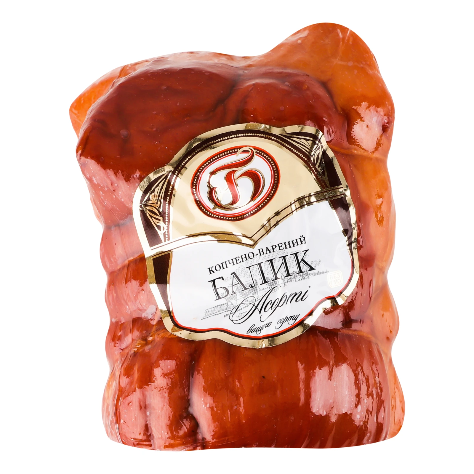 Балик Богодухівський м'ясокомбінат Асорті копчено-варений вищий сорт Фото №:1