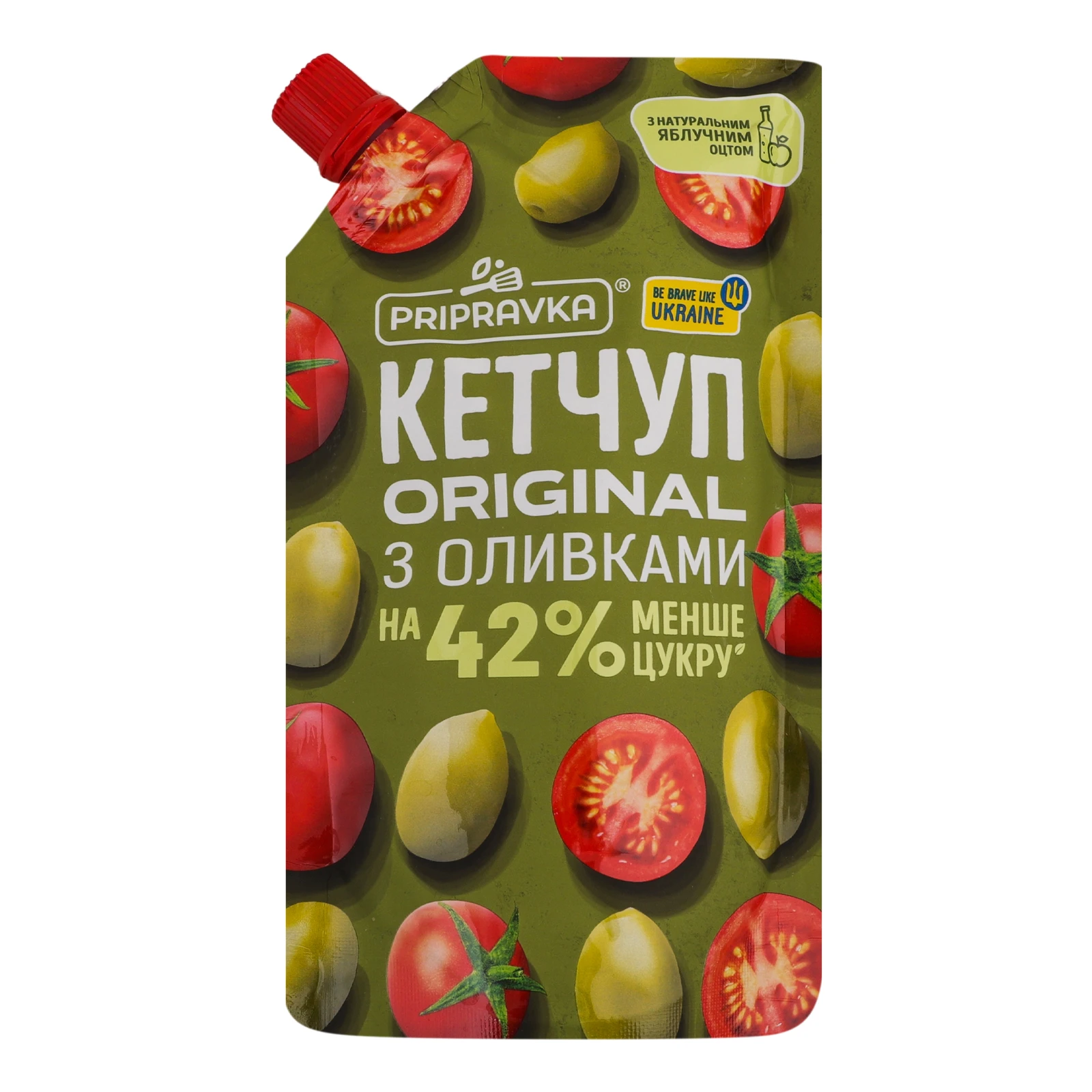 Кетчуп Pripravka Original з оливками  пастеризований 250г Фото №:1