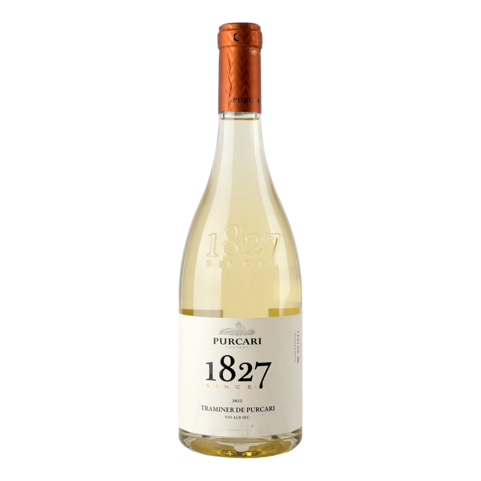 Вино Purcari Traminer біле сухе 13.5% 0.75л Фото навігації №:1
