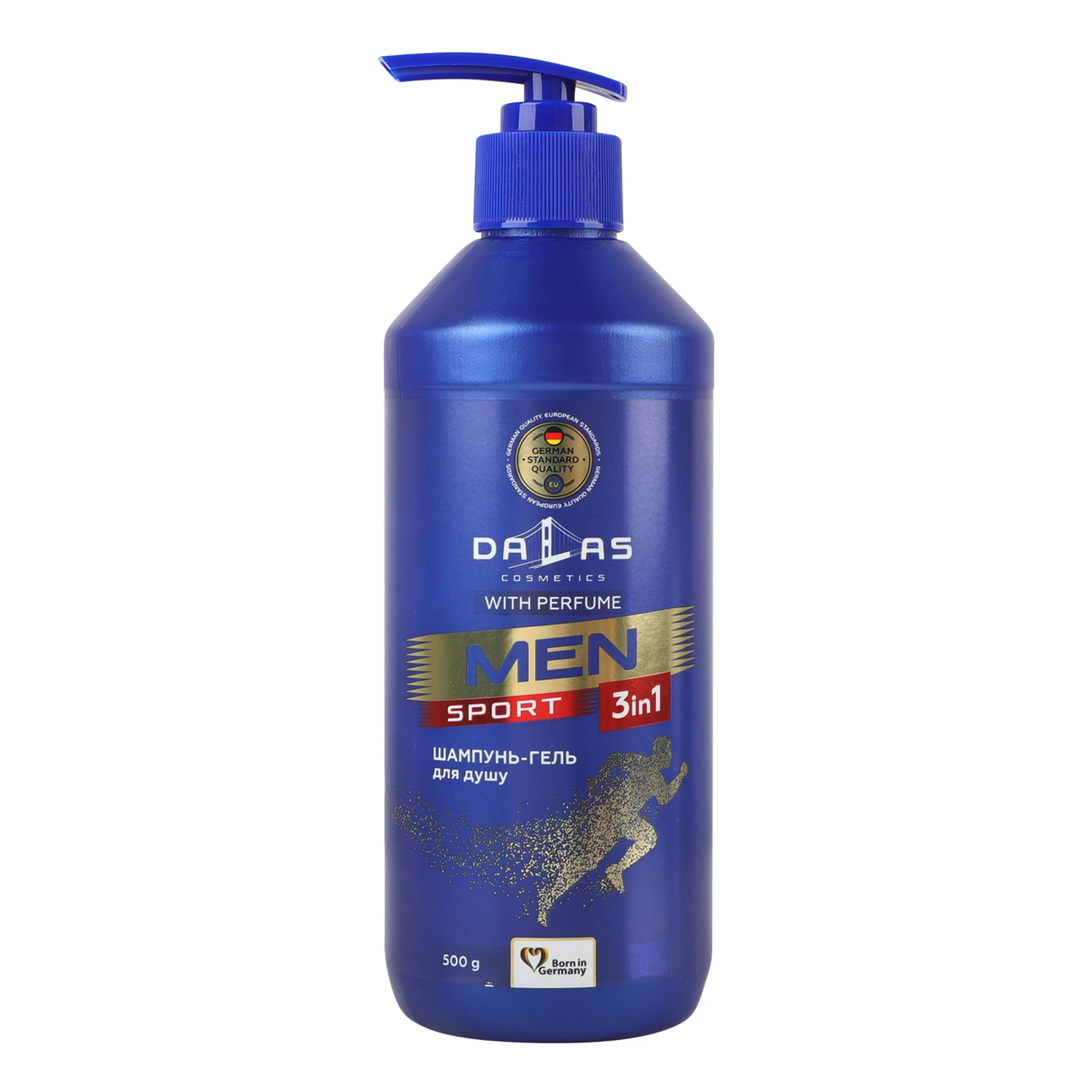 Шампунь-гель для душу Dalas Men Sport 3в1 500г Фото №:1