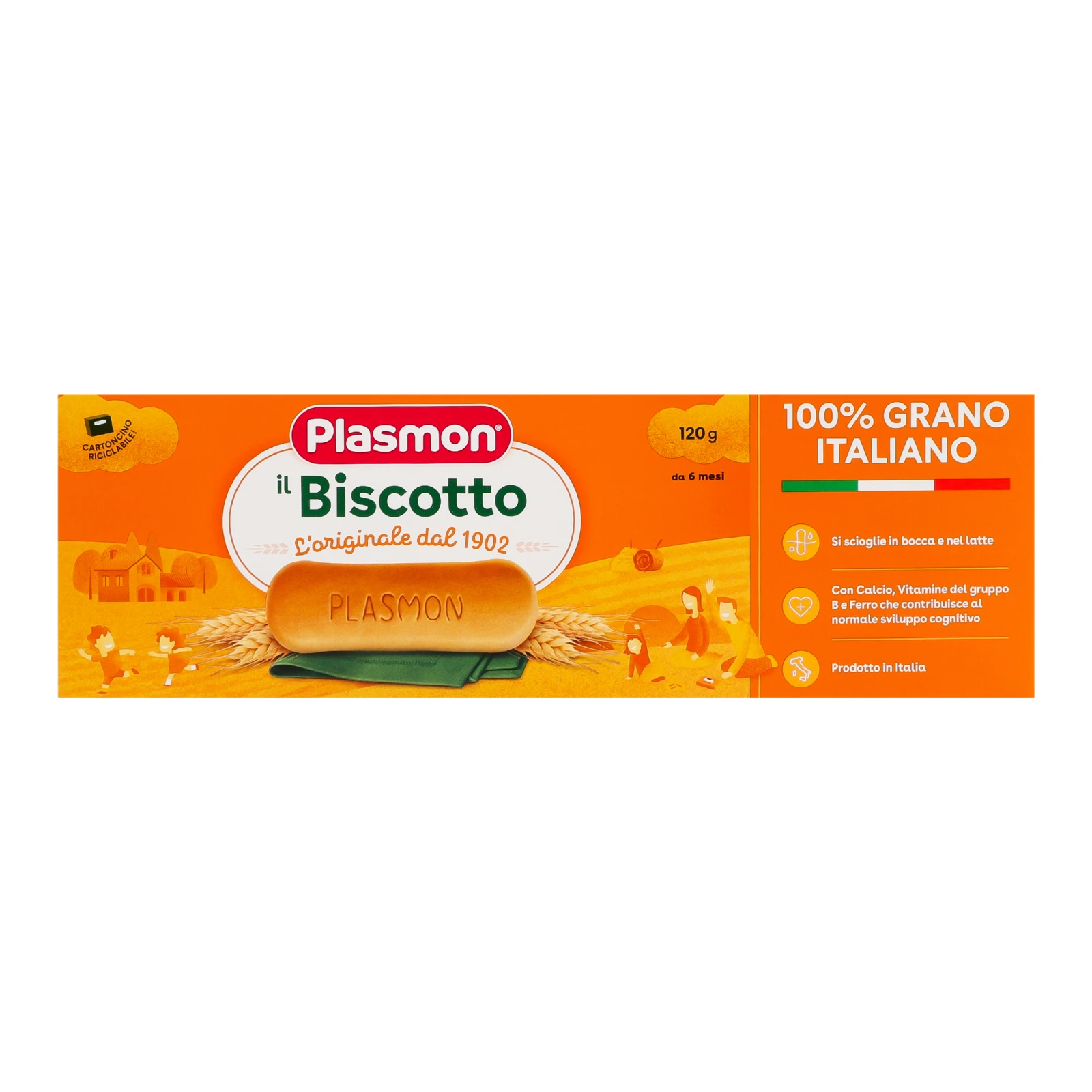 Печиво Plasmon для дітей від 6-ти місяців розчинне Фото №:1