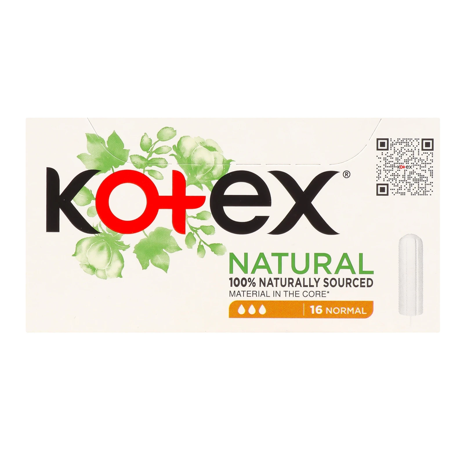 Тампони Kotex Natural Нормал гігієнічні 16шт/уп Фото №:2