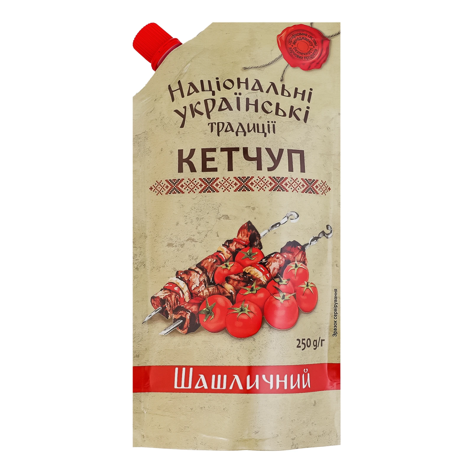 Кетчуп Національні українські традиції Шашличний 250г Фото №:1