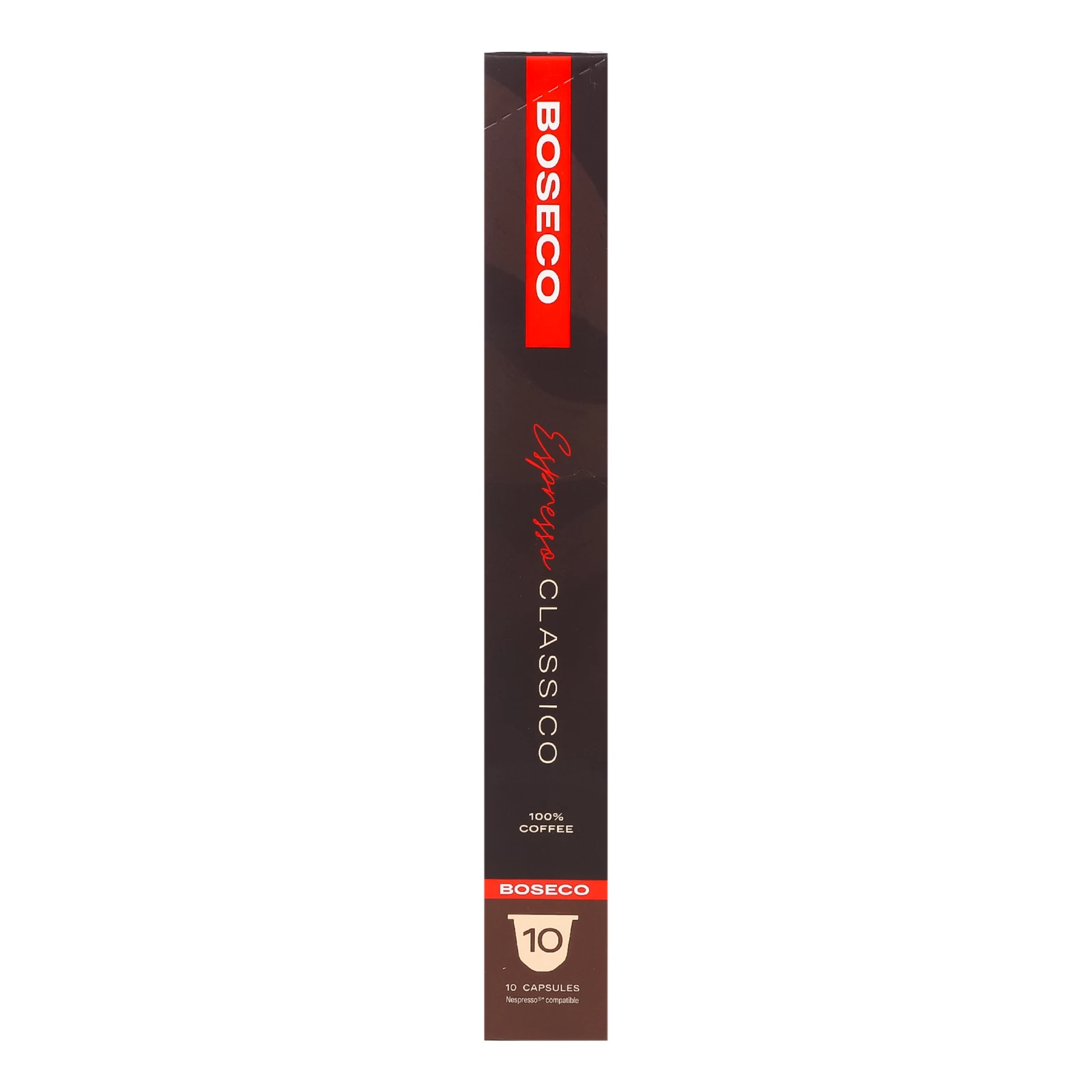 Кава Boseco Espresso Classico натуральна смажена мелена в капсулах 52г Фото навігації №:1