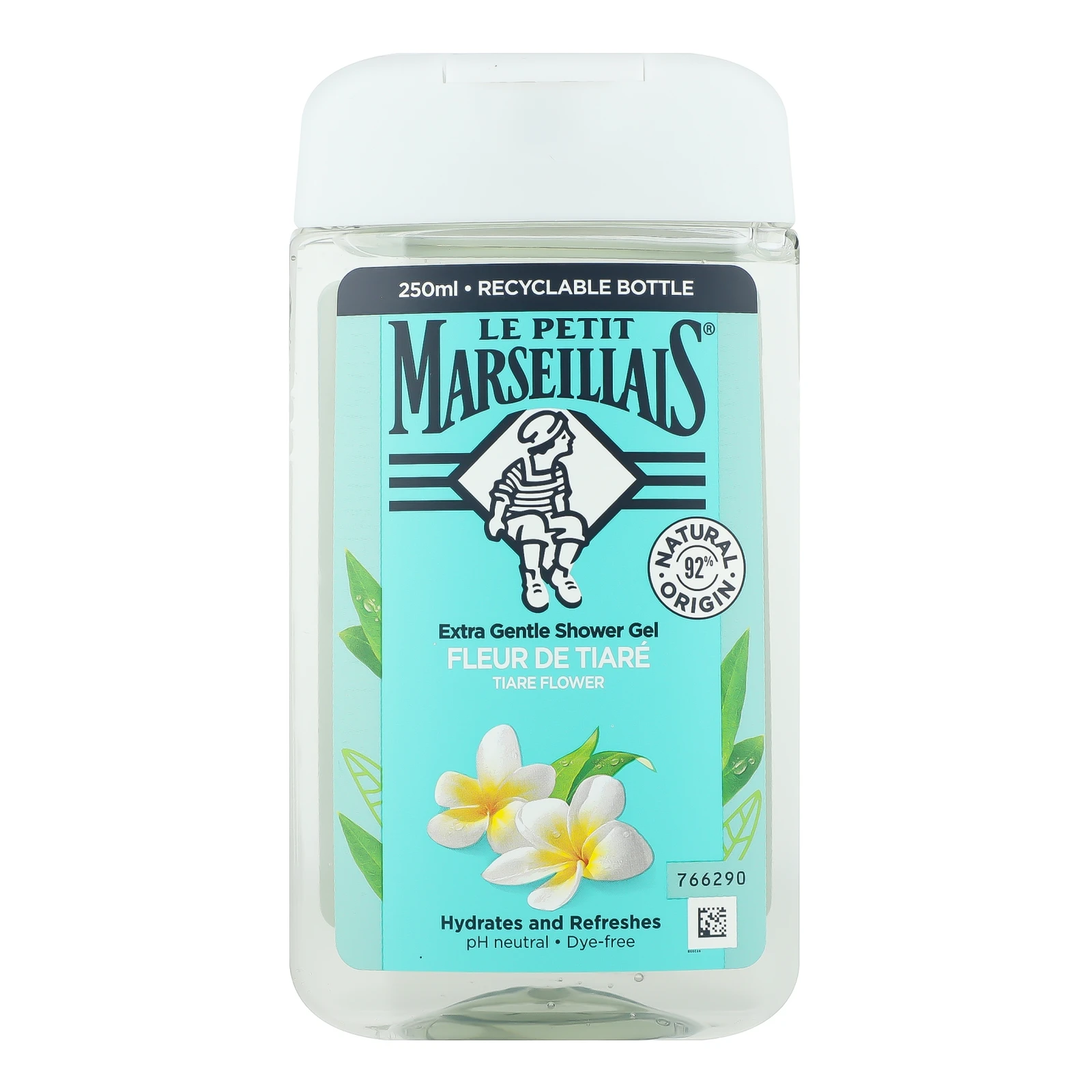 Гель для душу Le Petit Marseillais Tiare Flower 250мл Фото №:1