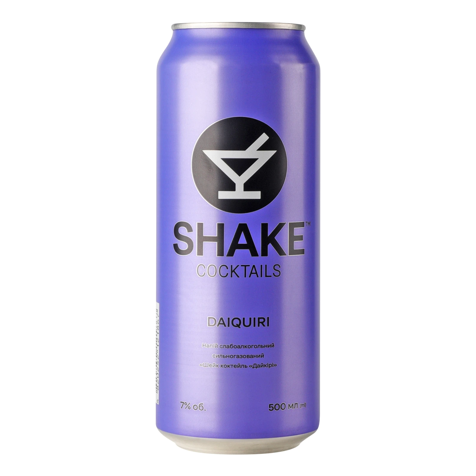Напій слабоалкогольний Shake Cocktails Дайкірі сильногазований 7% 0.5л Фото навігації №:1