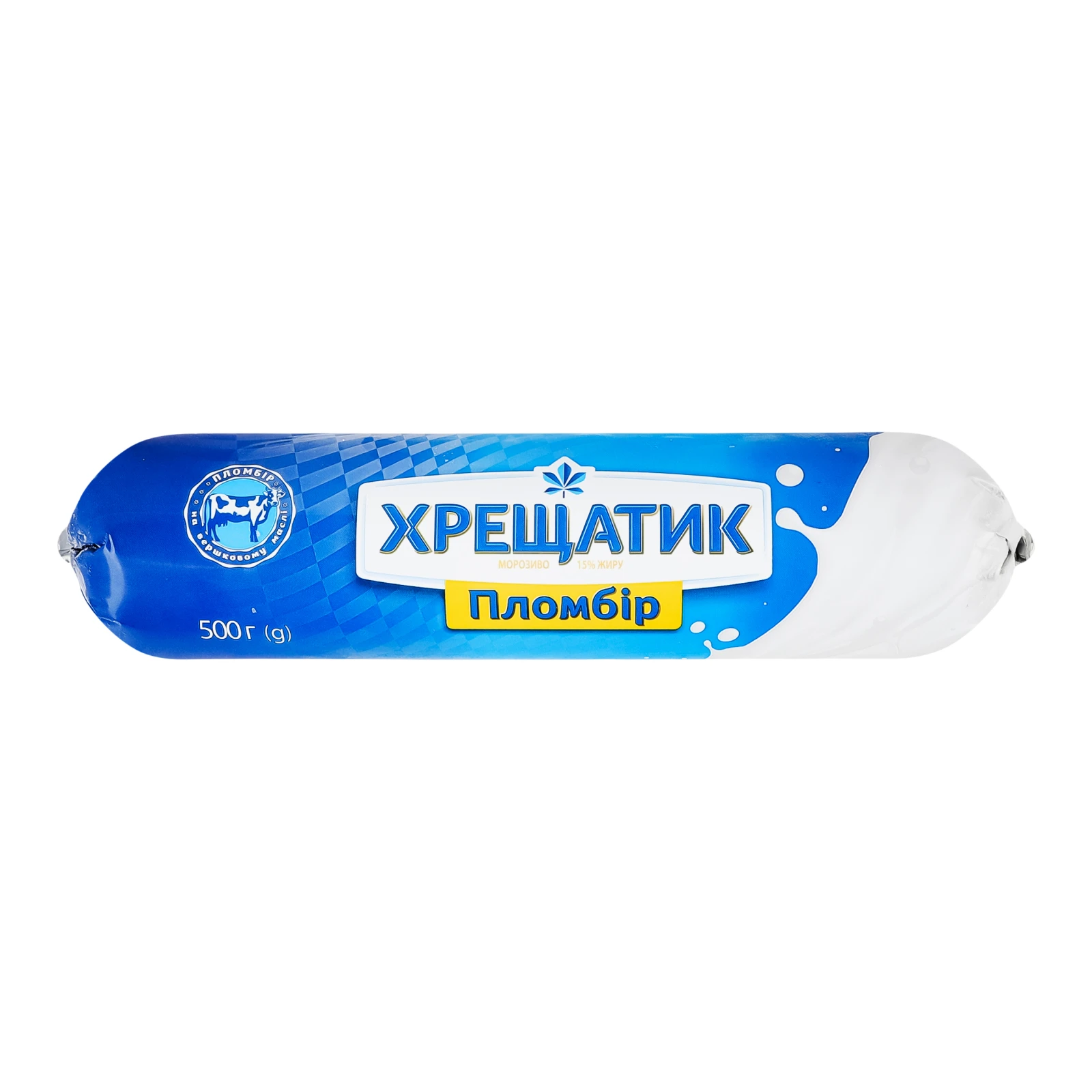 Морозиво Хрещатик пломбір 15% 500г Фото навігації №:1