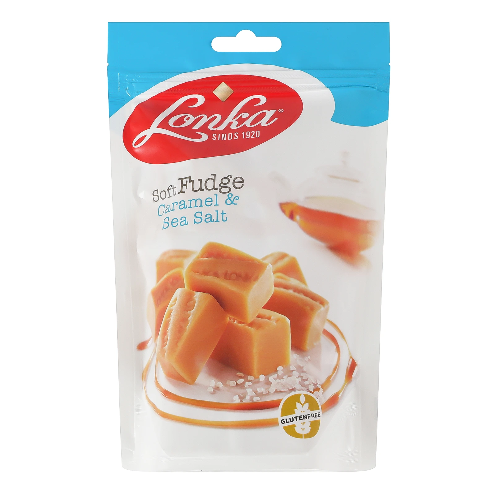 Цукерки Lonka Soft Fudge Карамель з морською сіллю 180г Фото №:1