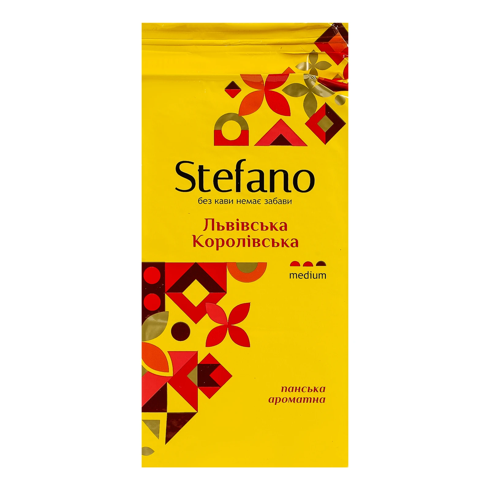 Кава Stefano Львівська Королівська натуральна смажена мелена 230г Фото №:1