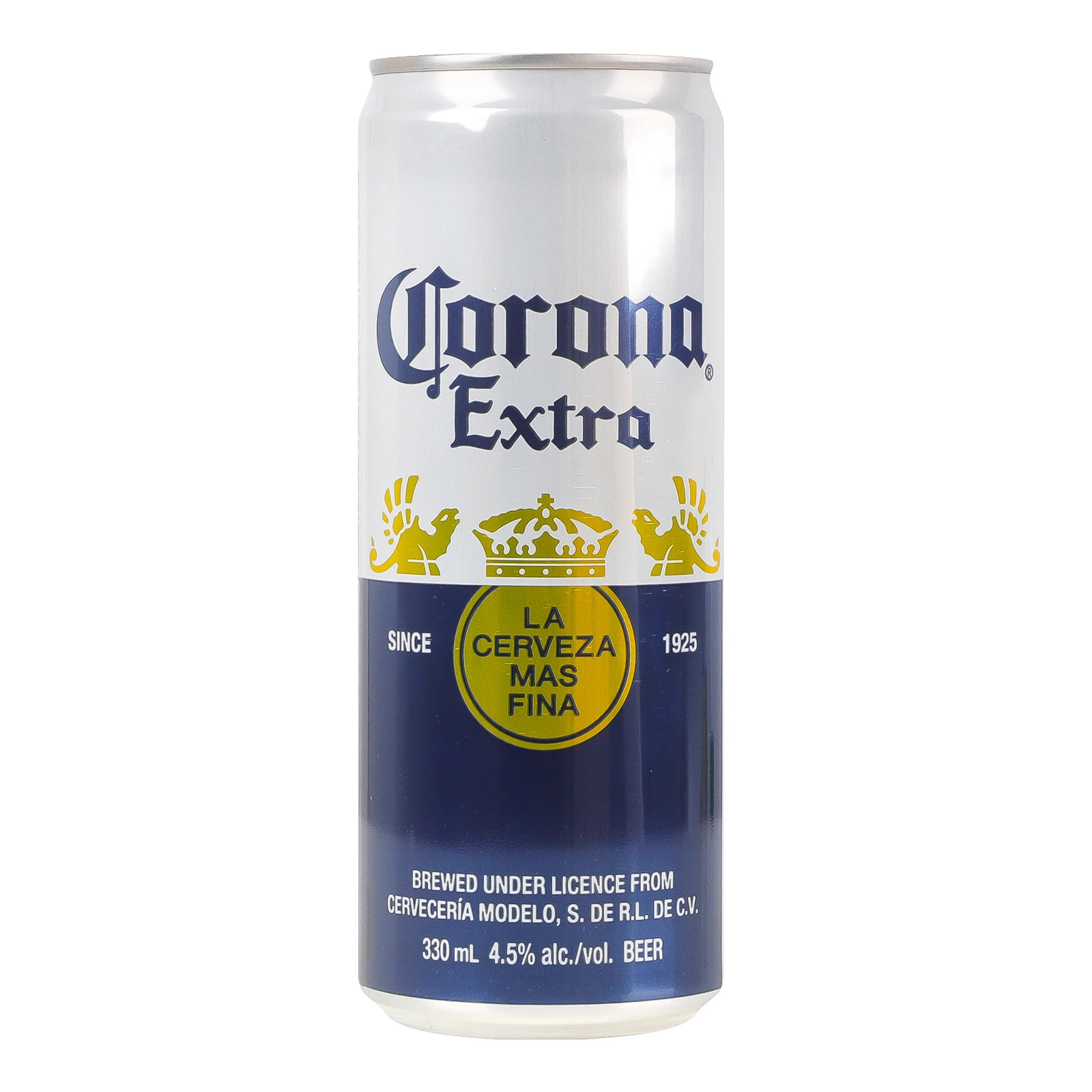 Пиво Corona Extra світле пастеризоване 4.5% 0.33л Фото №:1