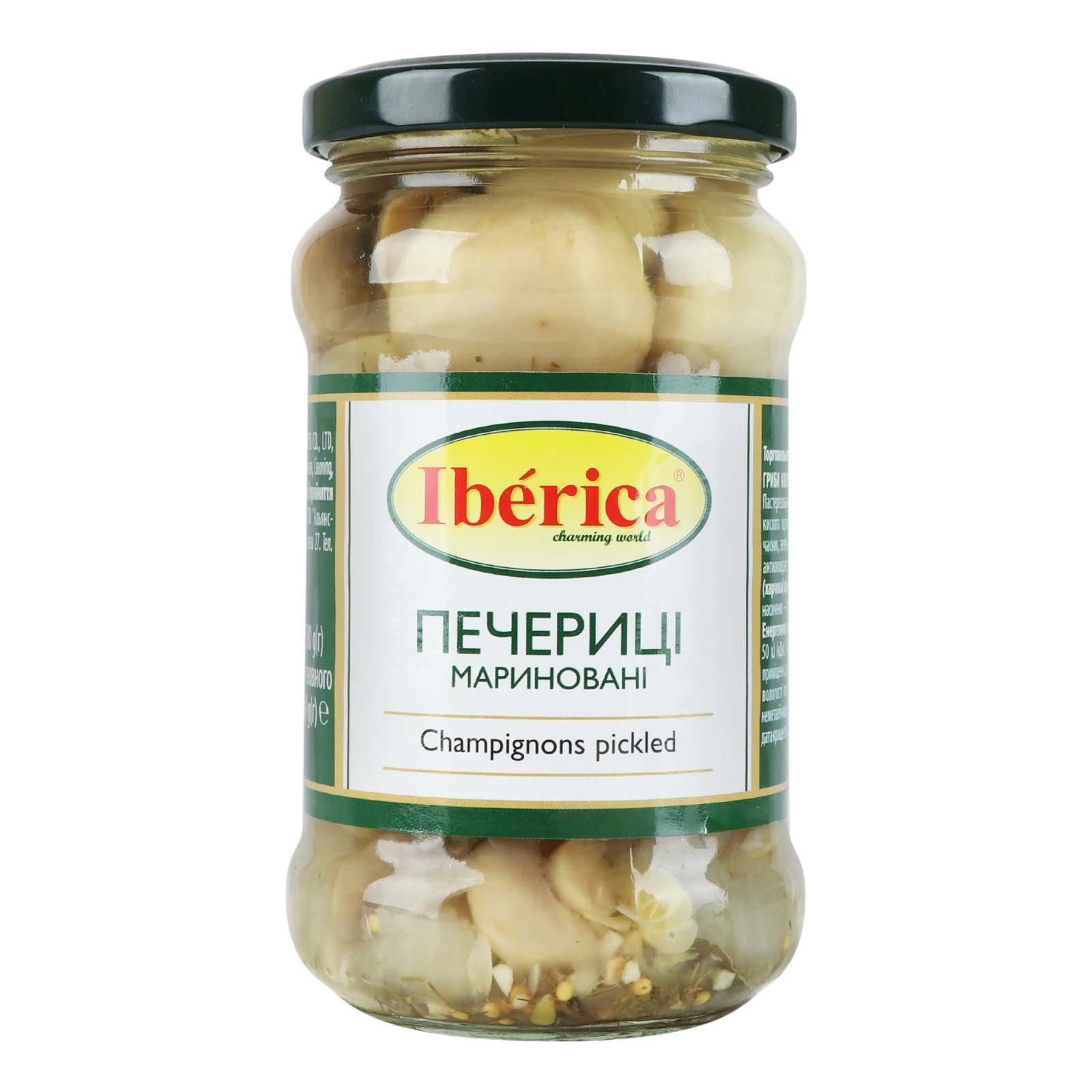 Печериці Iberica мариновані консервовані 280г