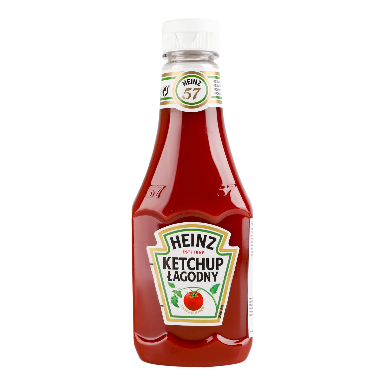 Кетчуп Heinz томатний 450г Фото №:1