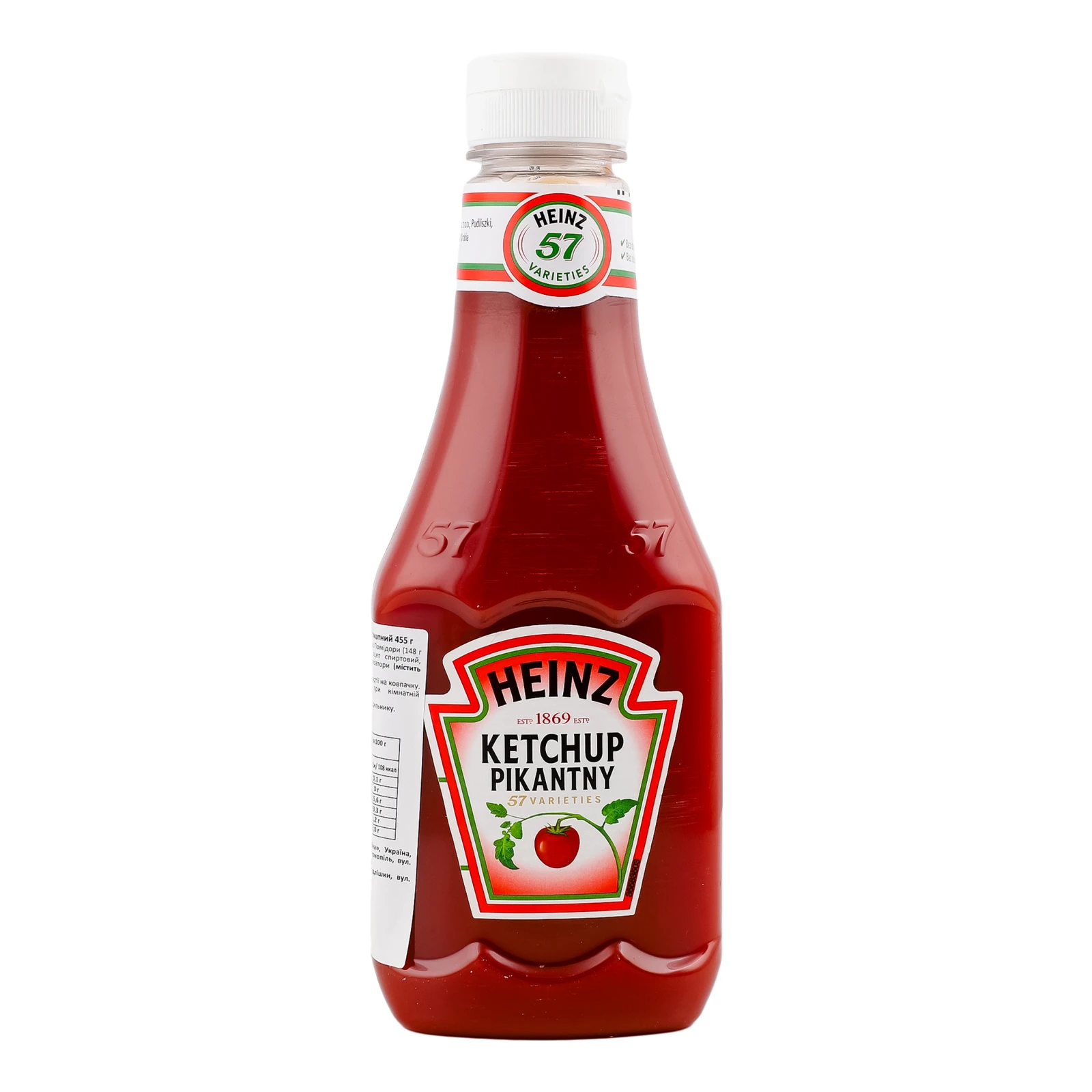 Кетчуп Heinz томатний Гострий 455г Фото №:1