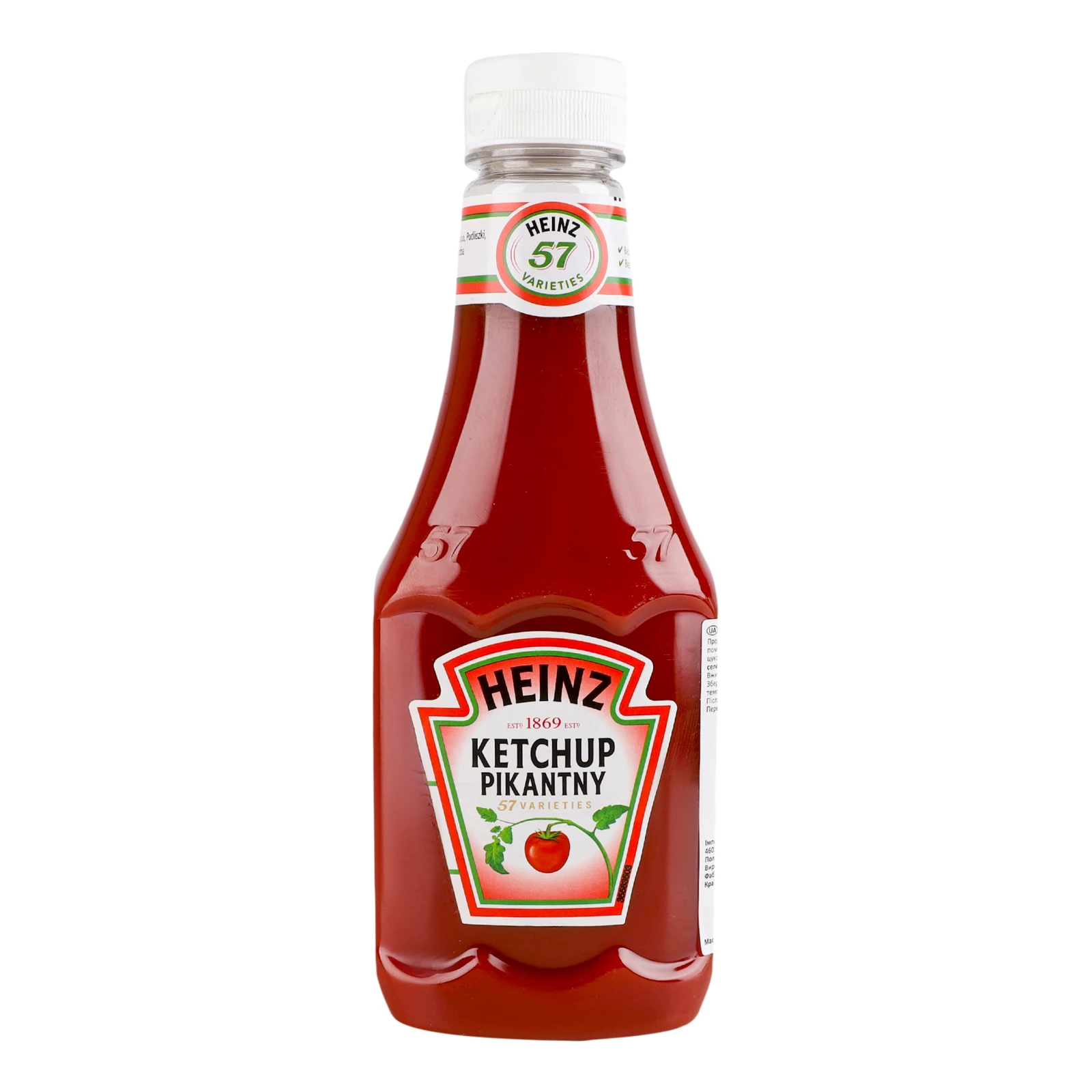 Кетчуп Heinz томатний гострий 455г Фото №:1
