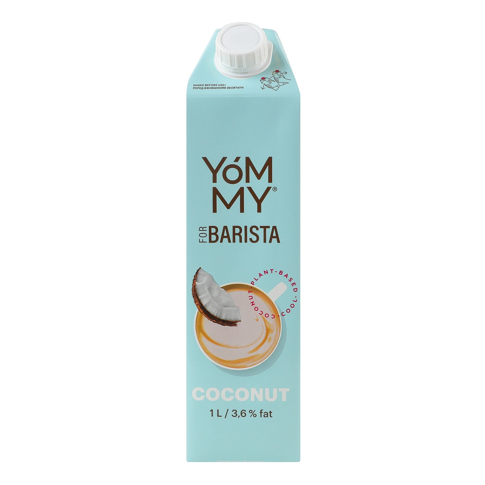 Напій Yommy кокосовий ультрапастеризований 3.6% 1л