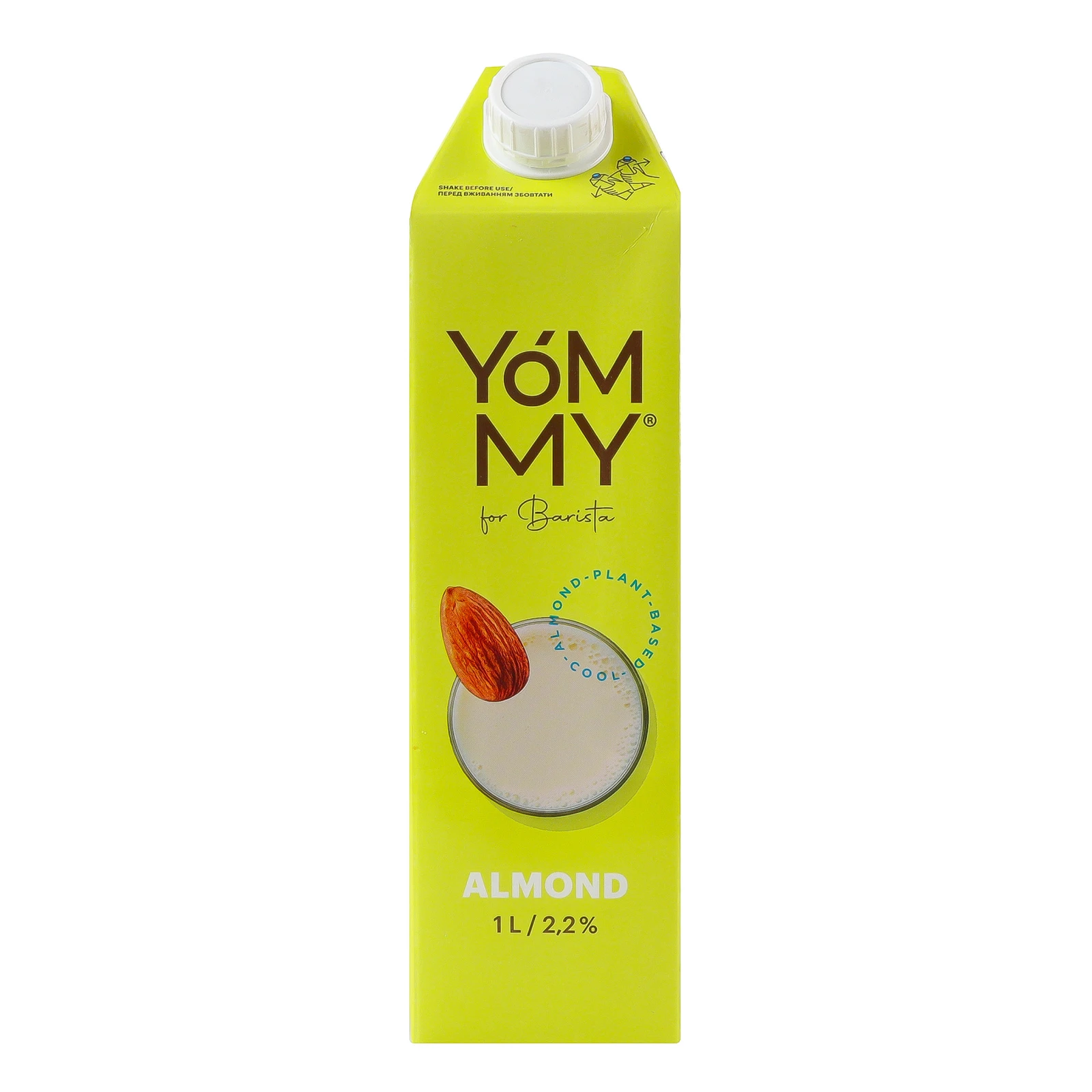 Напій Yommy мигдальний ультрапастеризований 2.2% 1л Фото №:1