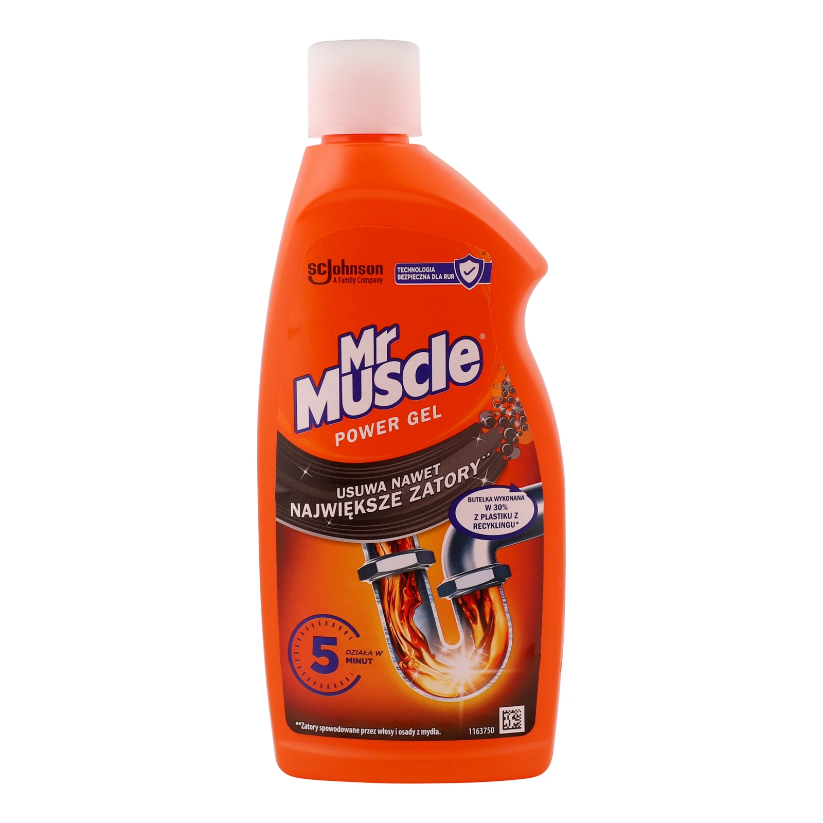 Гель для прочищення зливних труб Mr.Muscle 500мл Фото №:1