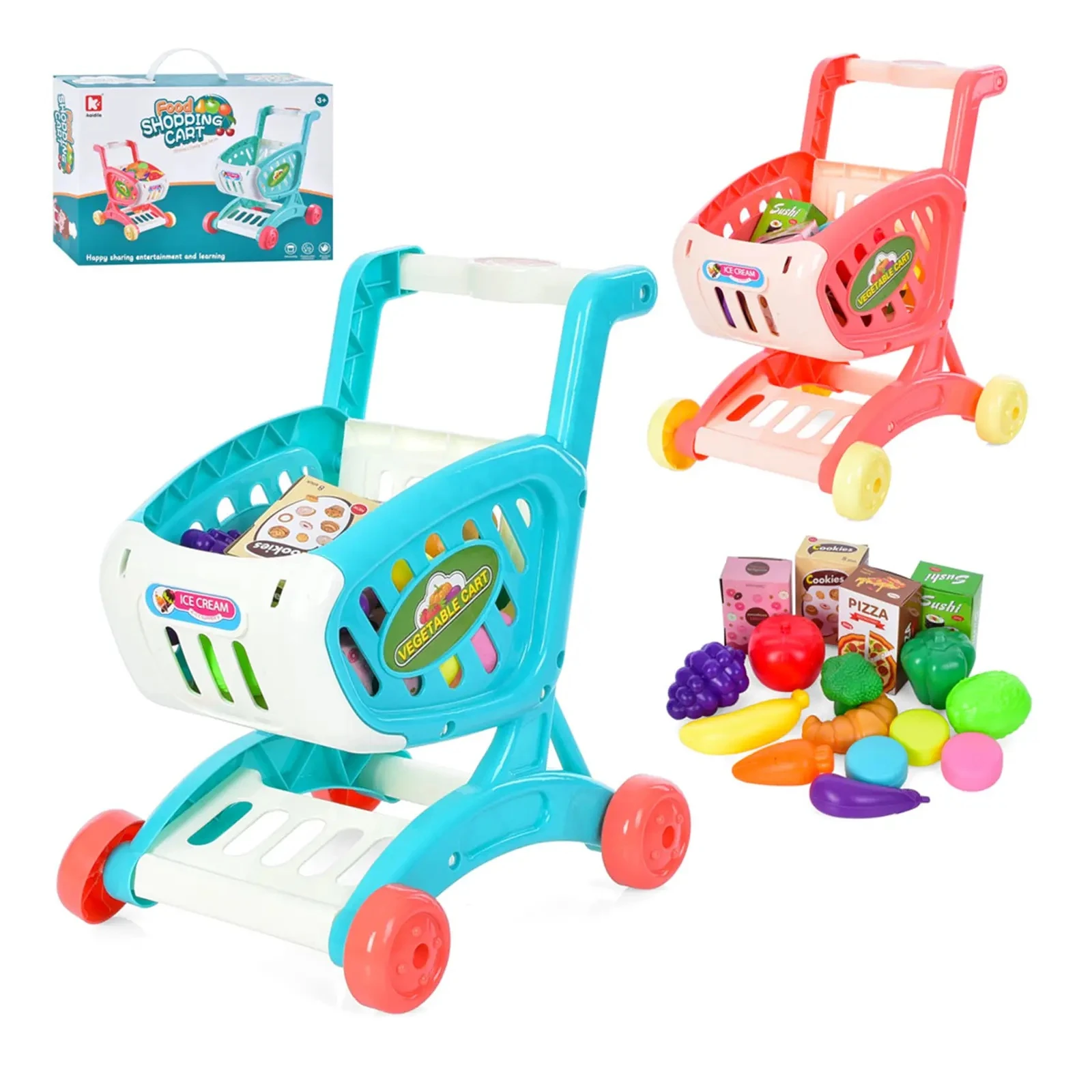 Набір іграшковий візок 17 предметів K199A Фото №:1