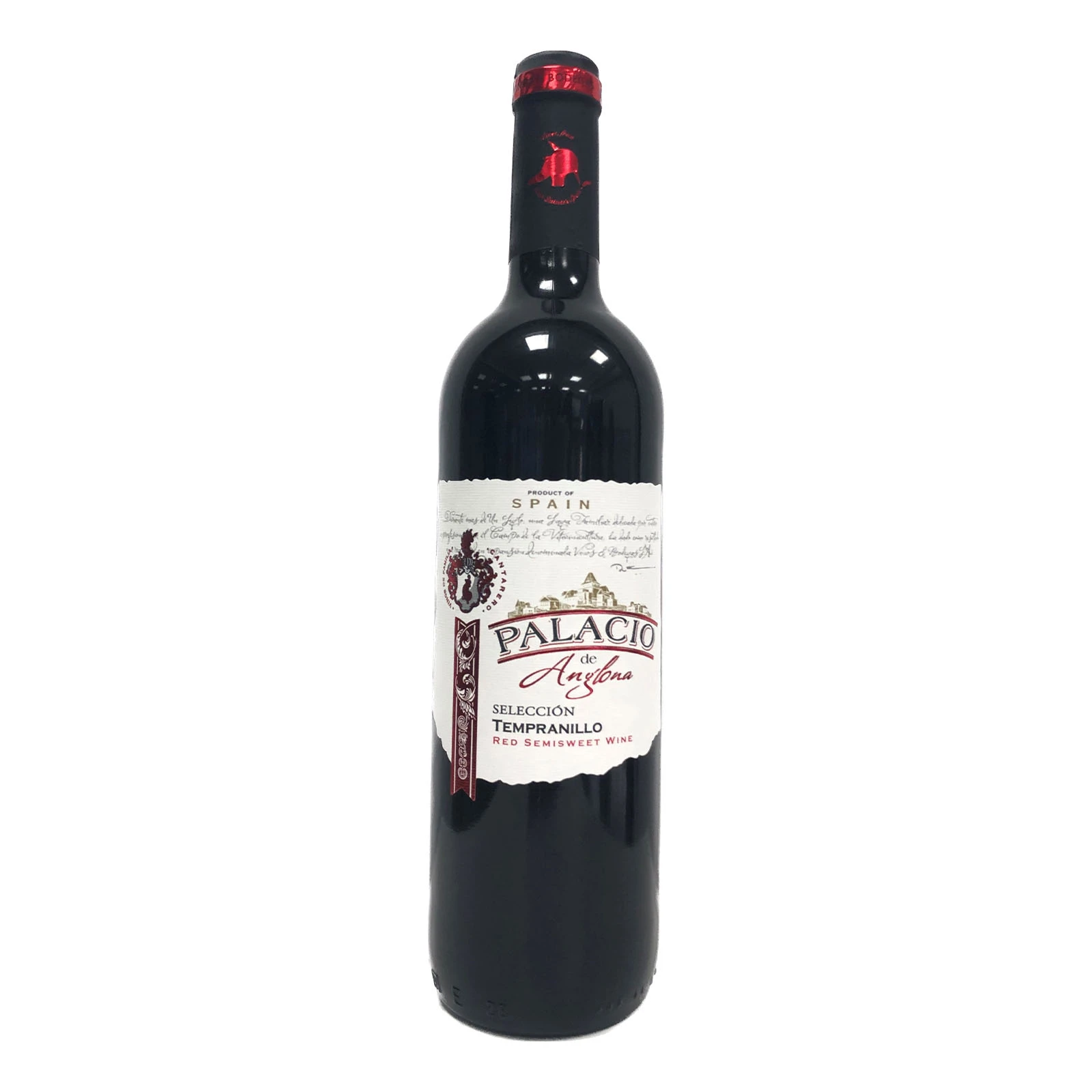 Вино Palacio de Anglona Seleccion Tempranillo червоне напівсолодке 12% 0.75л Фото №:1