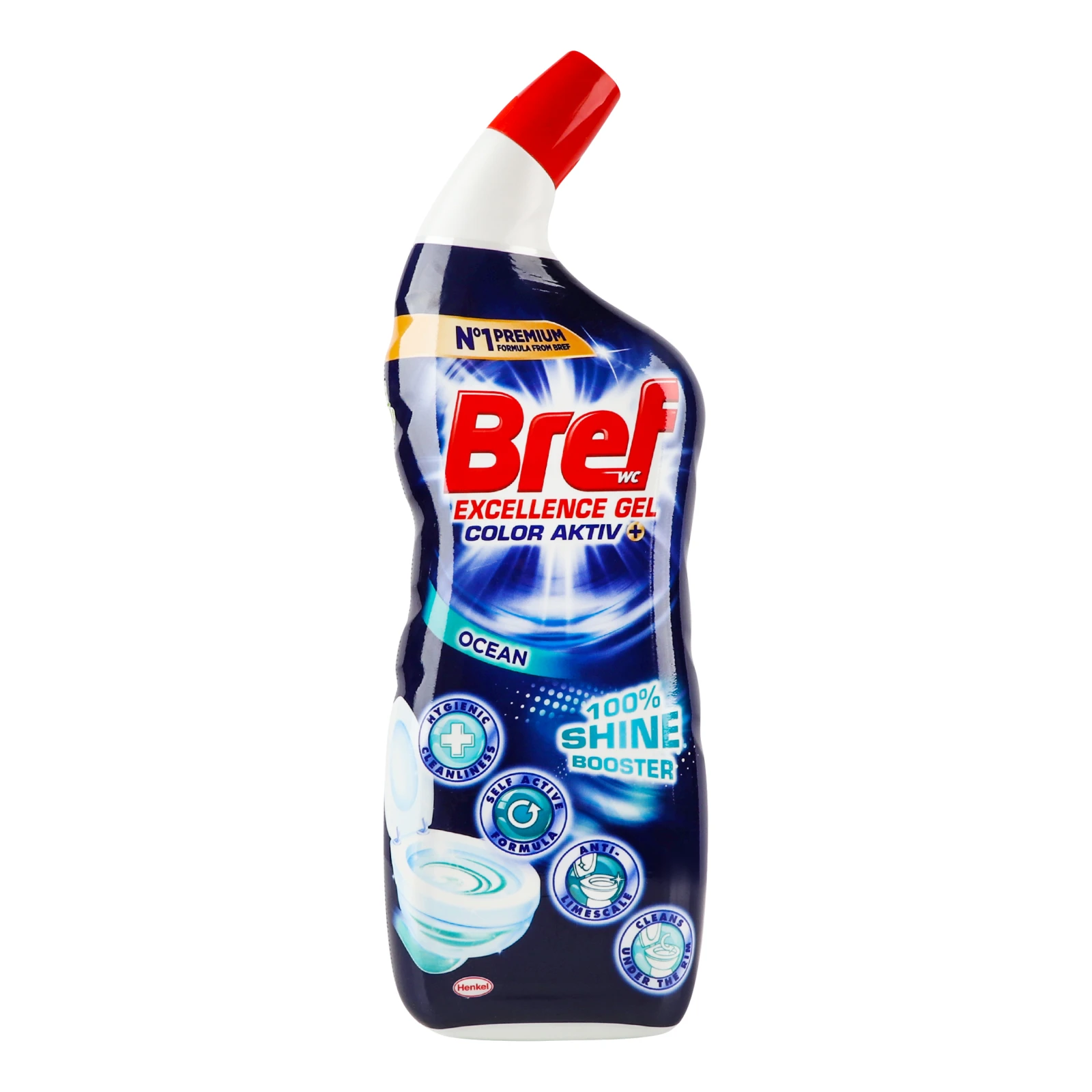 Засіб для чищення Bref Excellence Gel Color Aktiv Ocean для унітазу 700мл Фото №:1