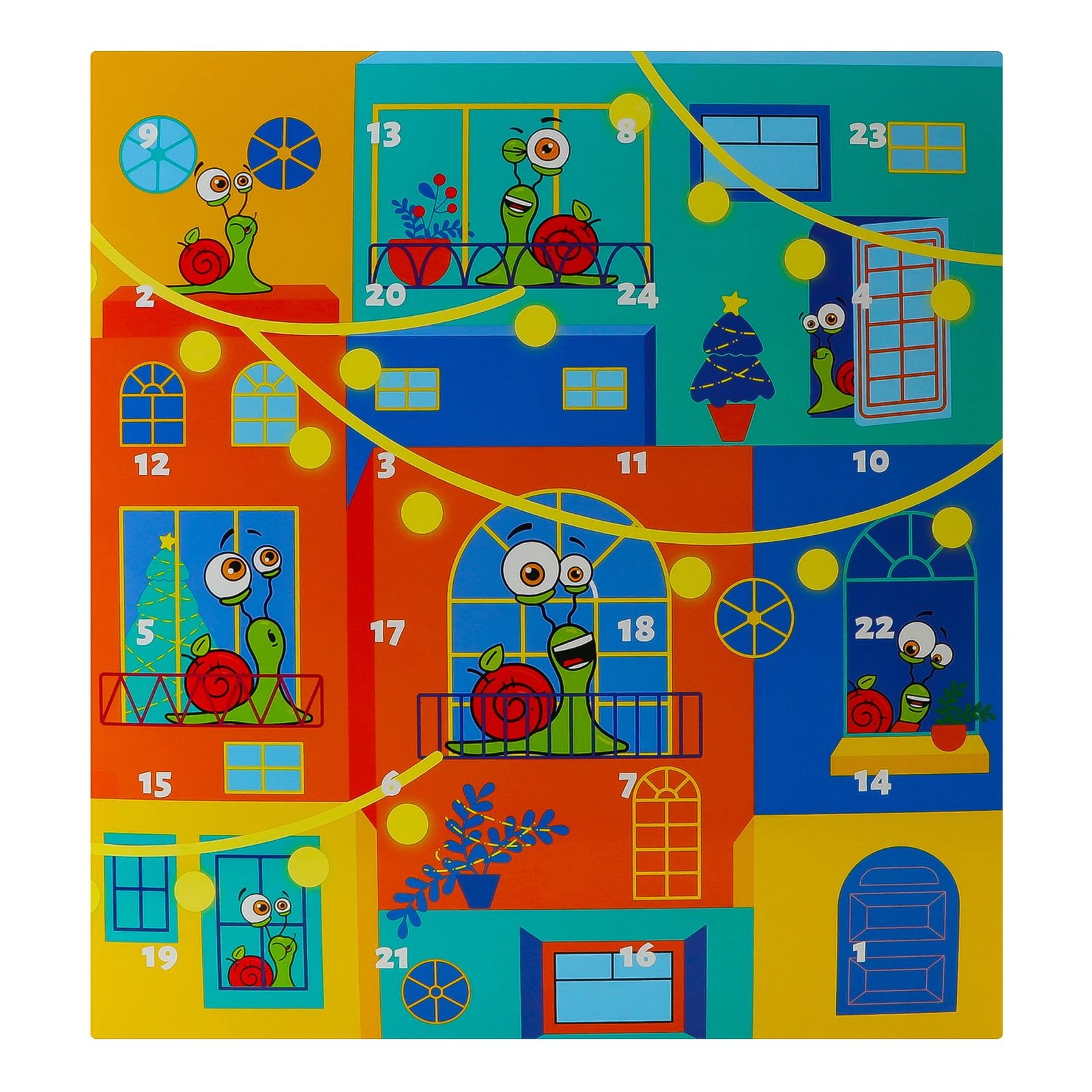 Набір цукерок Bob Snail Адвент-календар з іграшками 97г Фото №:2