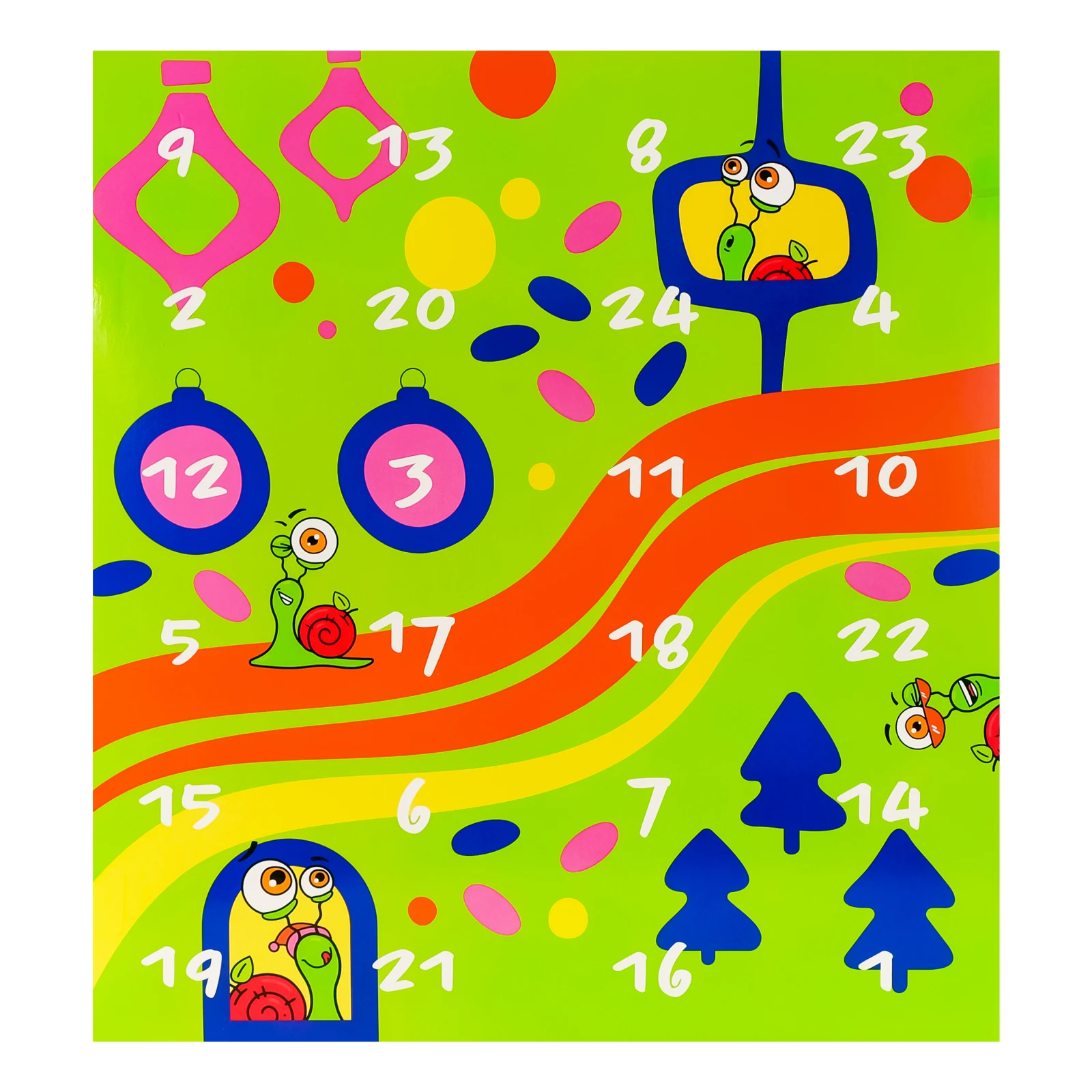 Набір кондитерських виробів Bob Snail Адвент-календар з іграшками 97г Фото №:2