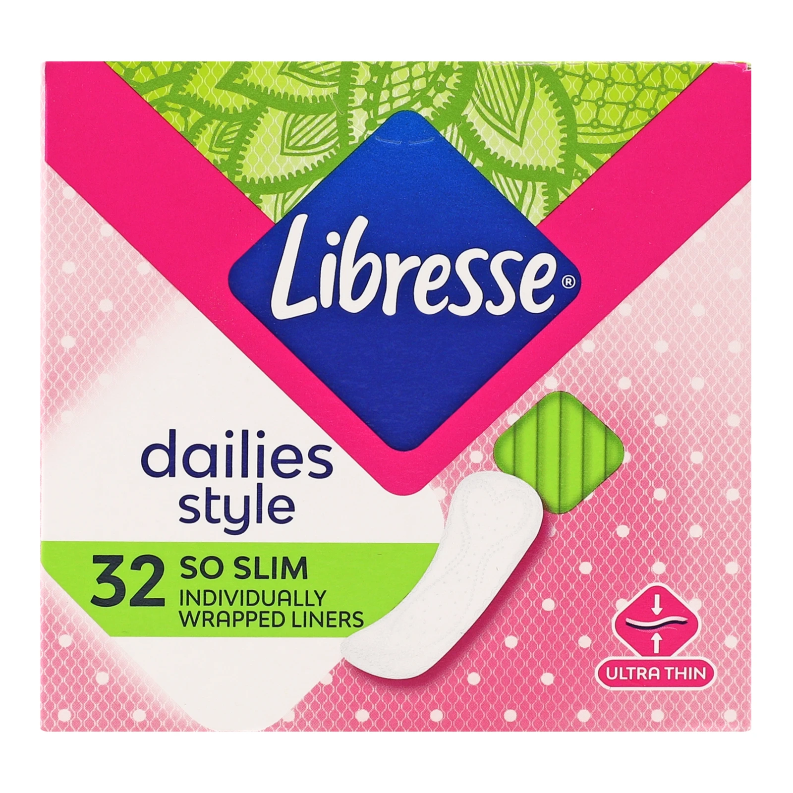 Прокладки щоденні Libresse Dailies Style 32шт/уп Фото №:1