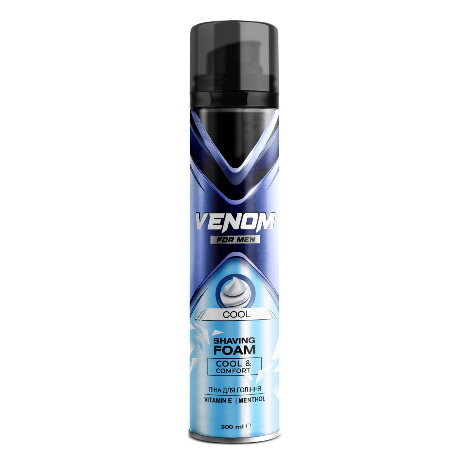 Піна для гоління Venom 300мл for men Cool Фото №:1