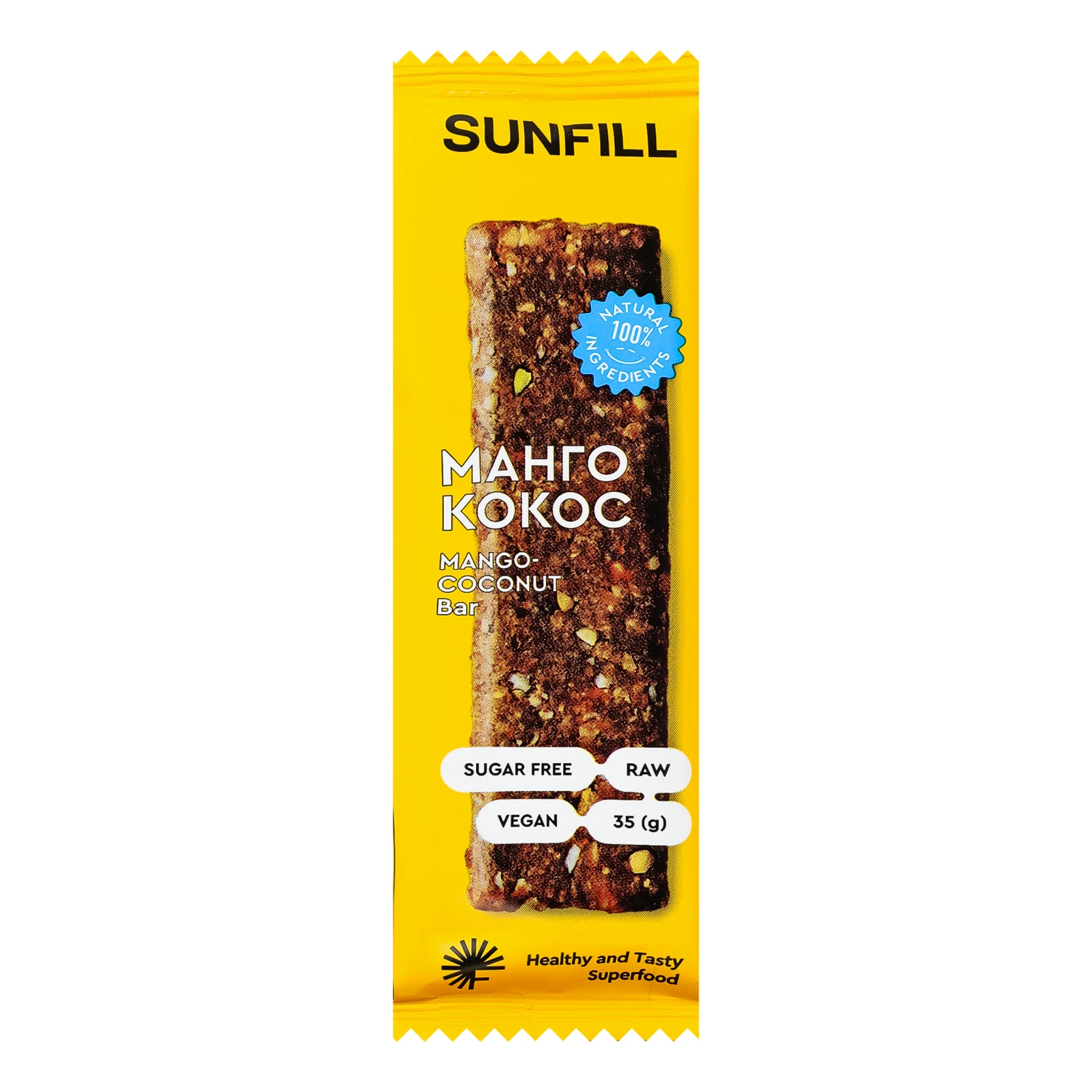 Батончик SunFill Манго-кокос 35г