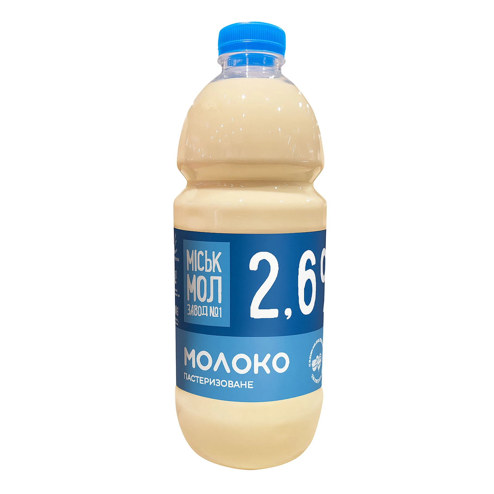 Молоко Міськмолзавод №1 2,6% 1500г Фото №:1