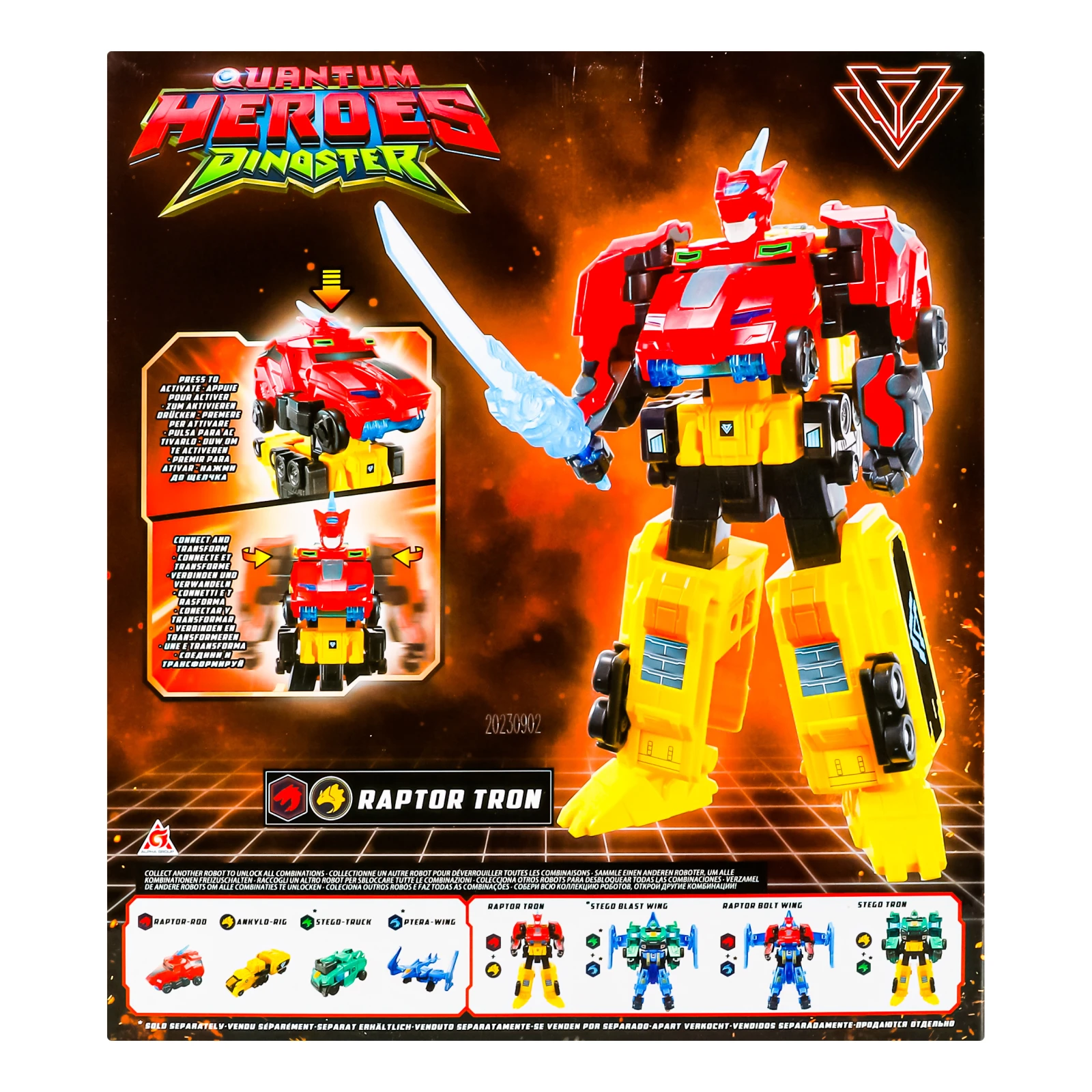 Набір ігровий Dinoster Raptor Tron №EU580811 для дітей від 5-ти років 1шт Фото №:2