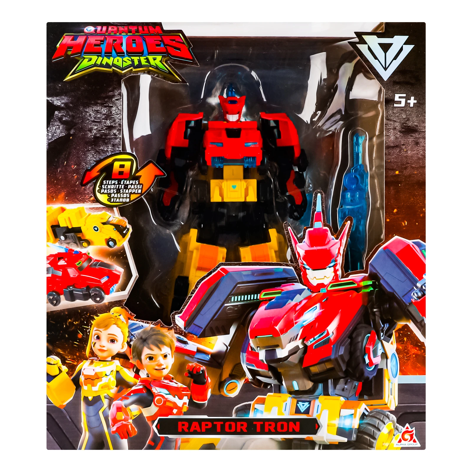 Набір ігровий Dinoster Raptor Tron №EU580811 для дітей від 5-ти років 1шт Фото №:1