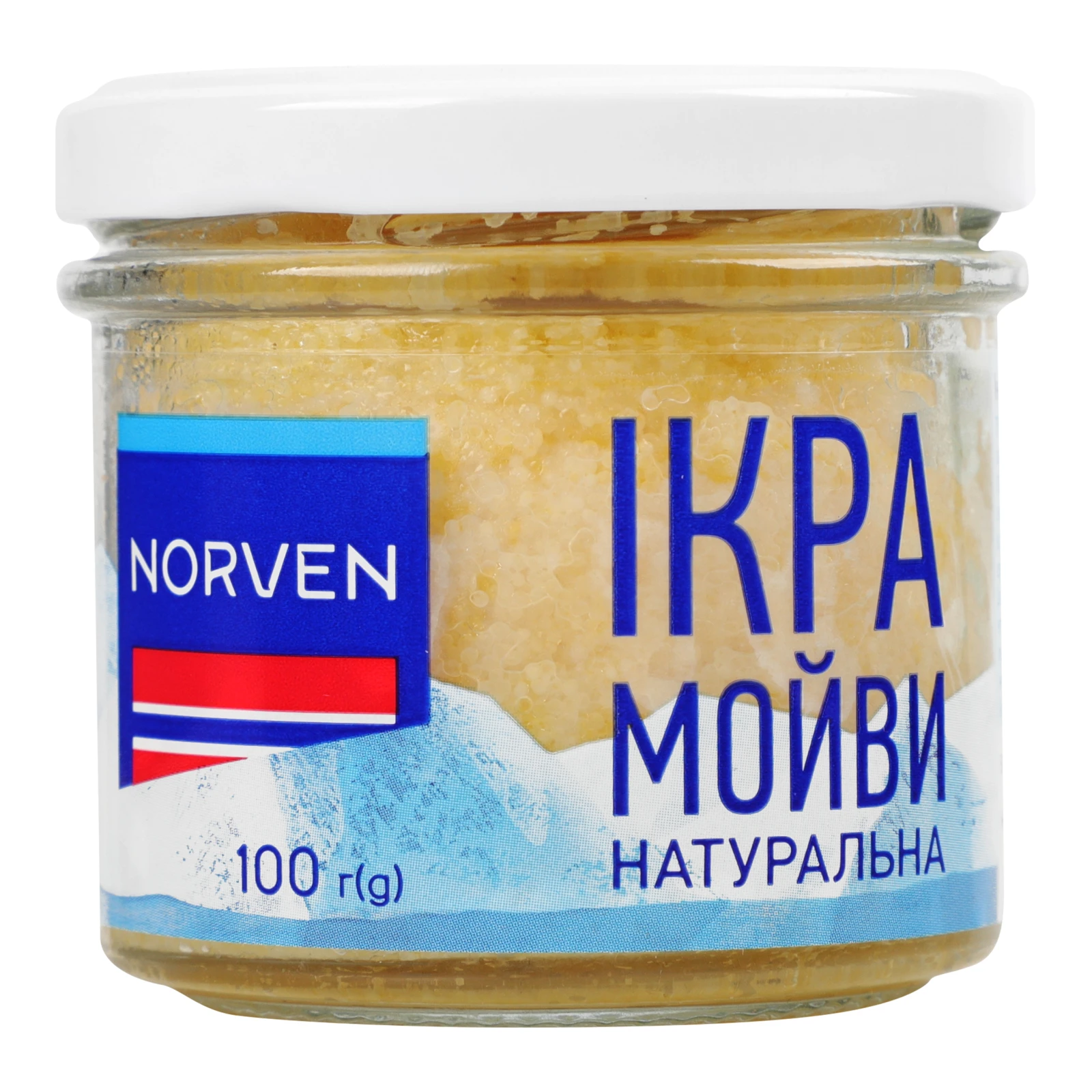 Ікра мойви Norven натуральна пастеризована 100г Фото №:1