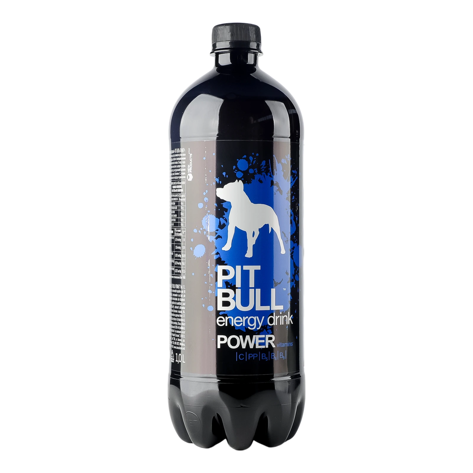 Напій енергетичний Pit Bull Power безалкогольний сильногазований 1л фото 2