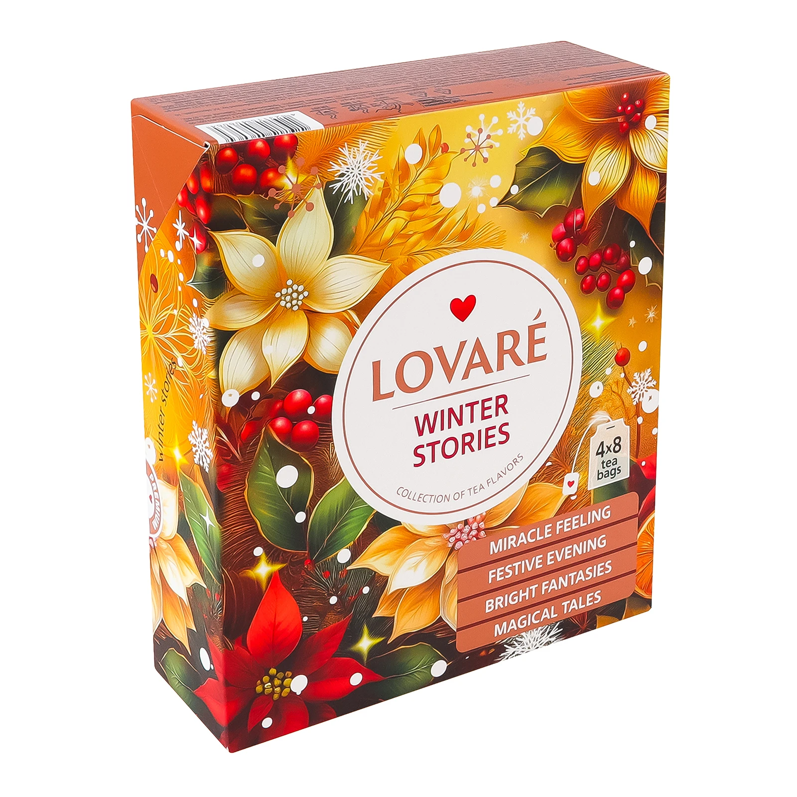 Чай Lovare 32пак*2г Winter stories Assorted 4 види Фото №:2