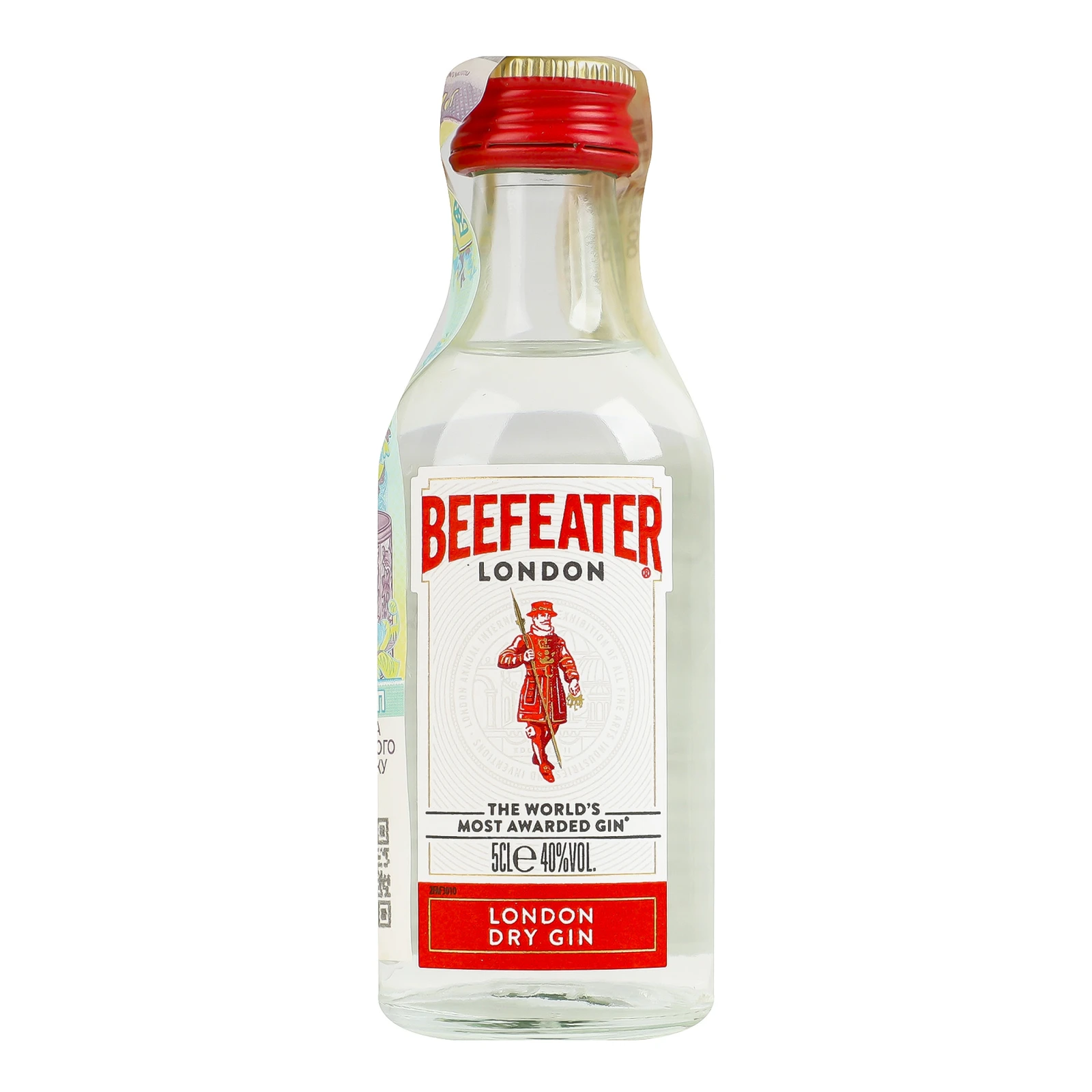 Джин Beefeater London сухий 40% 0.05л