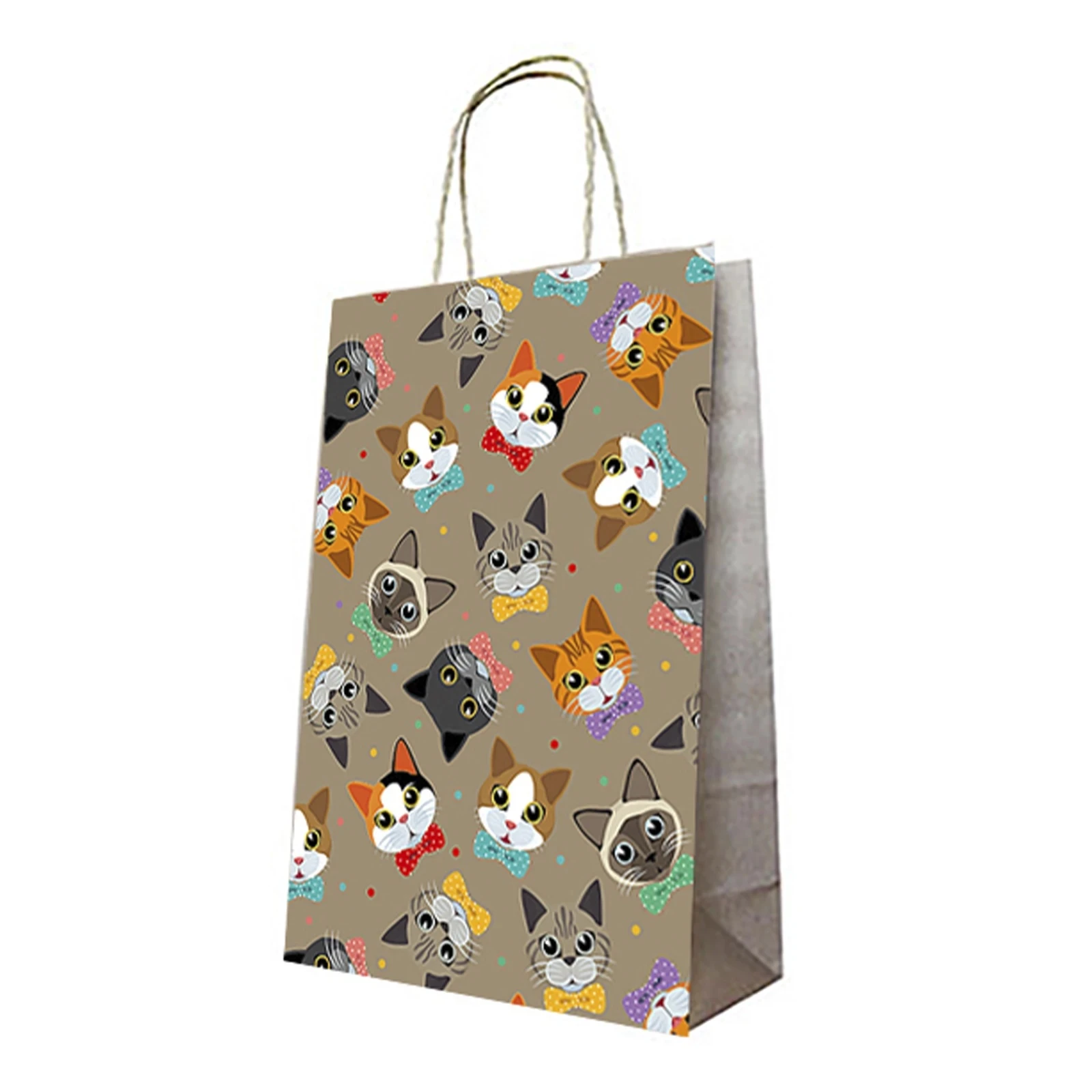 Пакет паперовий 255х170х70мм крафт Фото №:2