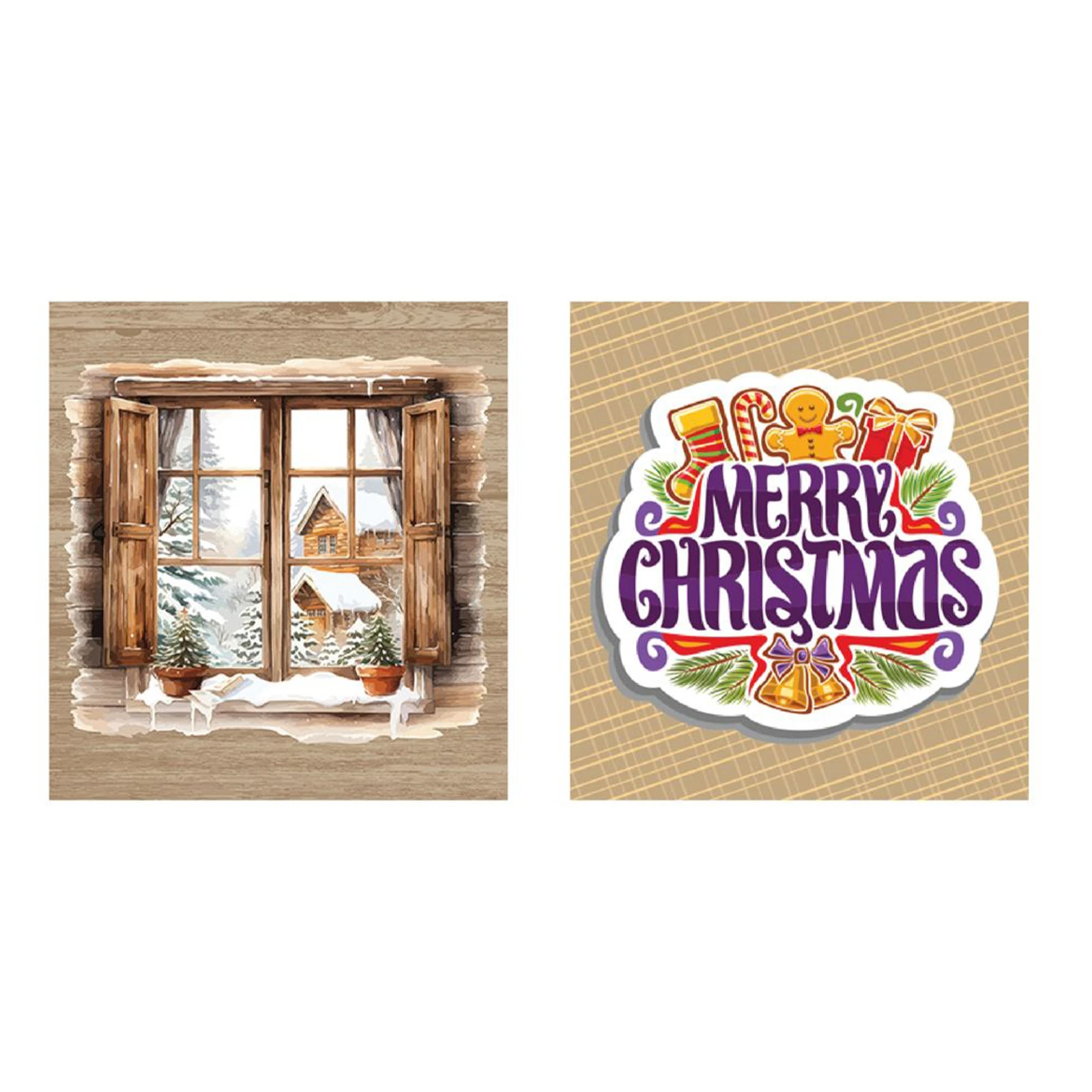 Пакет паперовий 240230100мм крафт новорічний Фото №:1