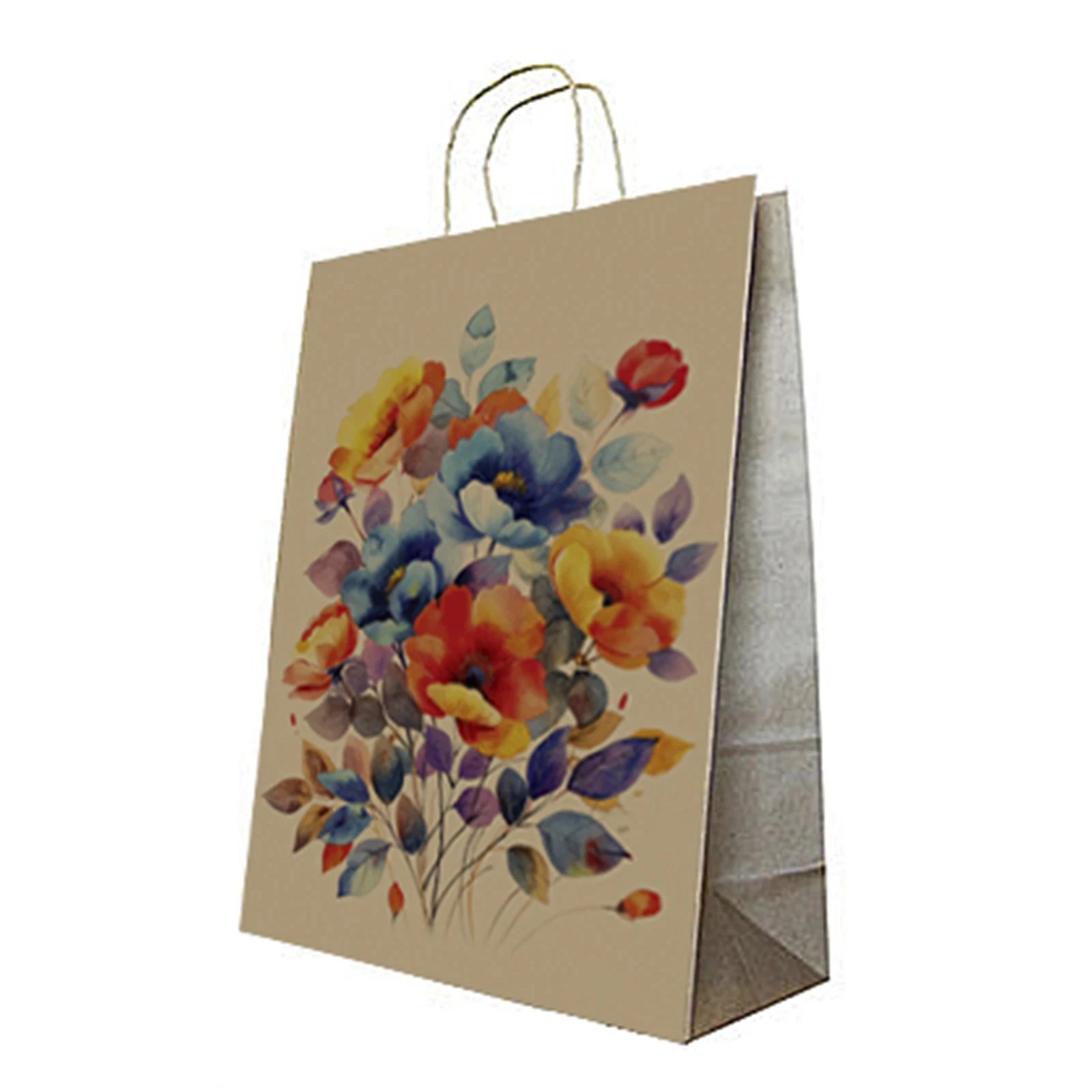 Пакет паперовий 380х280х120мм крафт Фото №:1