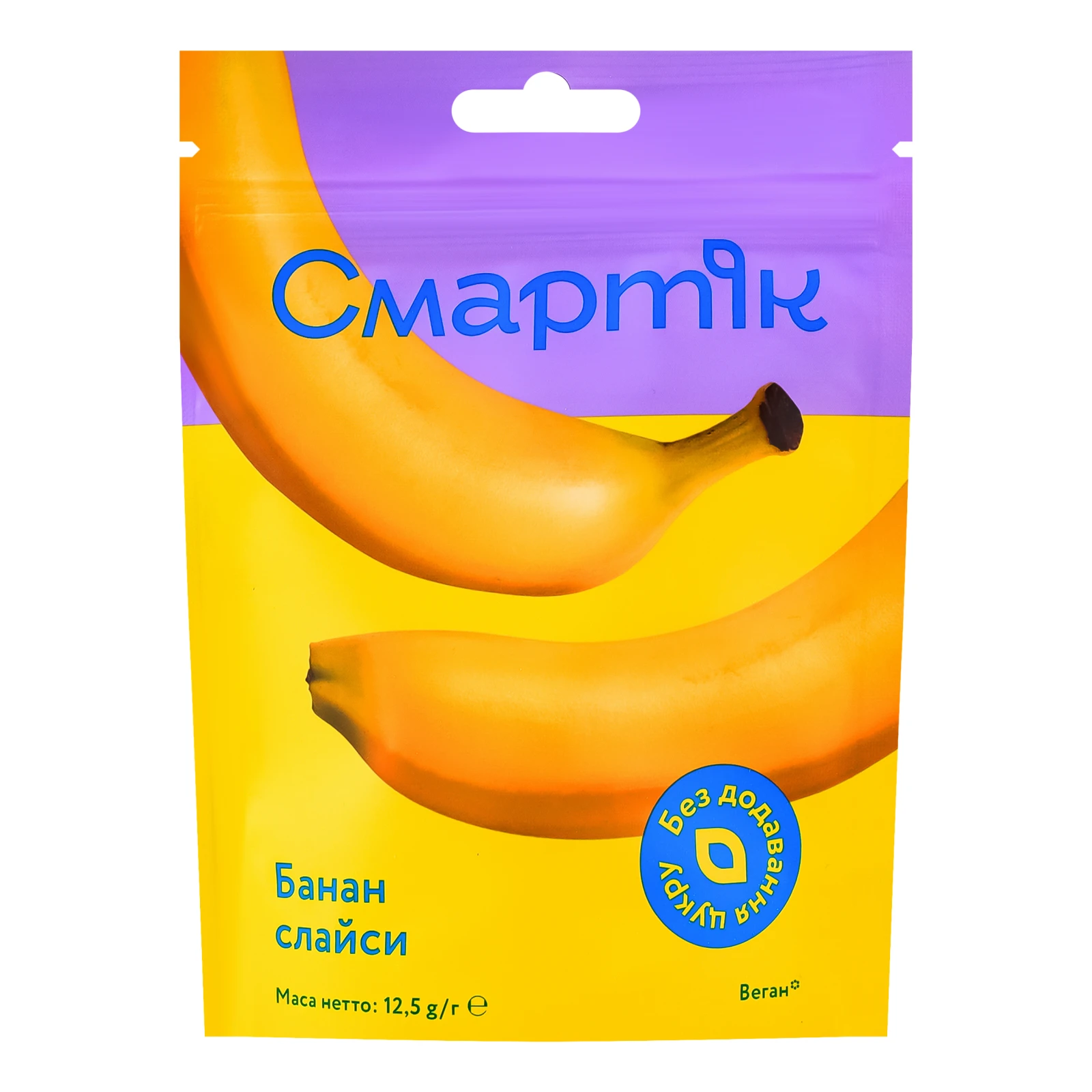 Банан Смартік сублімований слайси 12.5г Фото №:1
